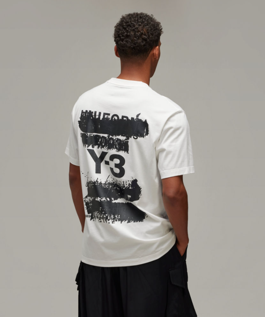 Y---3 U GFX Cotton T-Shirt