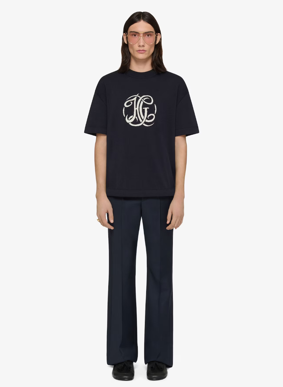GIV* T-shirt in knit with HG jacquard