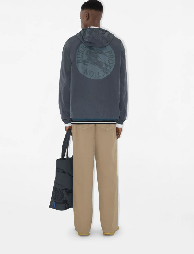 BURB* EKD Badge Nylon Hooded Jacket