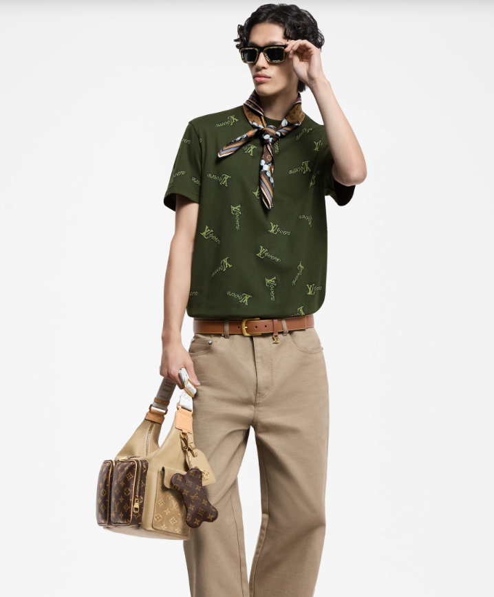 LOUI*V Jacquard Cotton T-Shirt