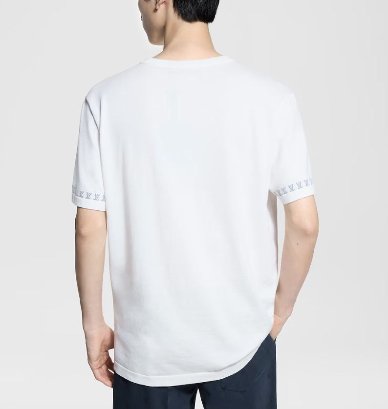 LOUI*V Short-Sleeved Cotton Crewneck