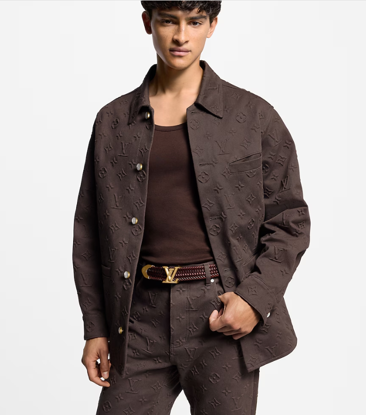 LOUI*V Monogram Embossed Jacket