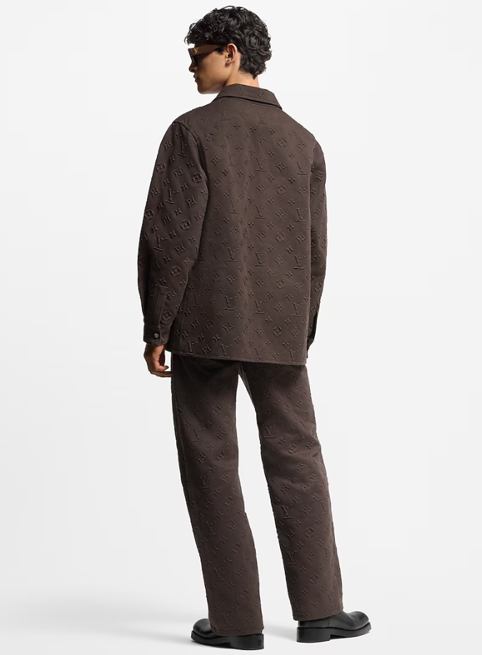 LOUI*V Monogram Embossed Jacket