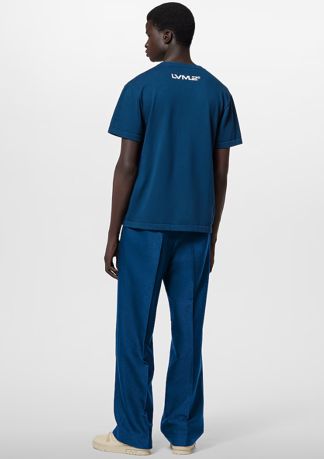 LOUI*V Short-Sleeved Cotton Crewneck