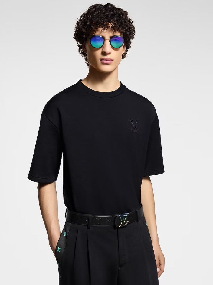 LOUI*V Embellished Jersey T-Shirt