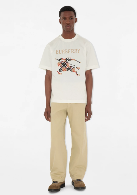 BURB* Cross Stitch EKD Cotton T-shirt