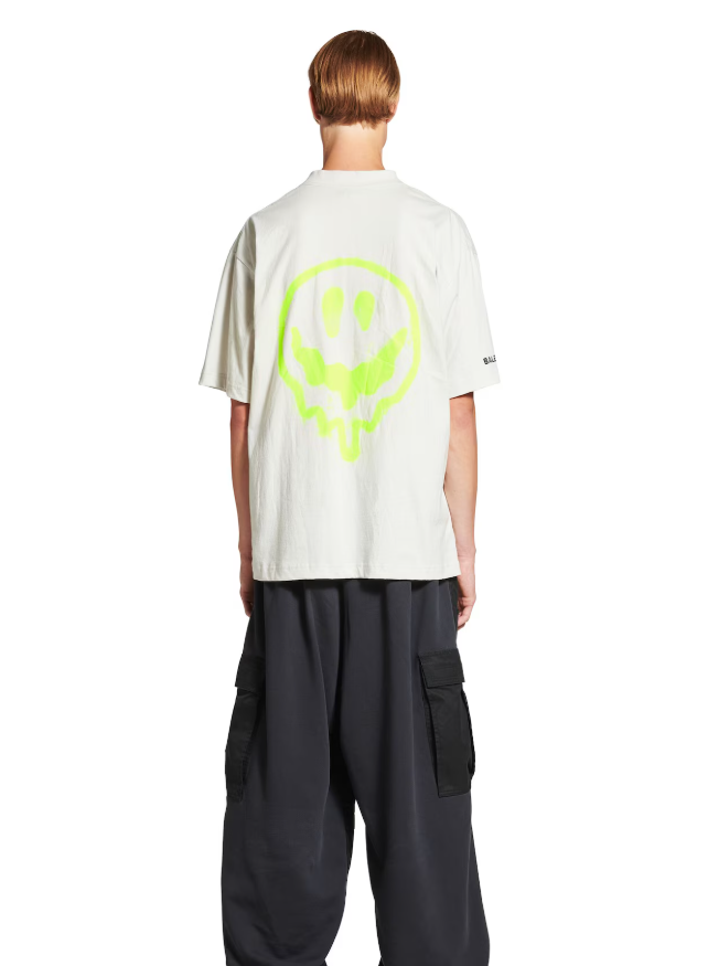 BALENC* High There + Dripley T-shirt Medium Fit in Dirty White