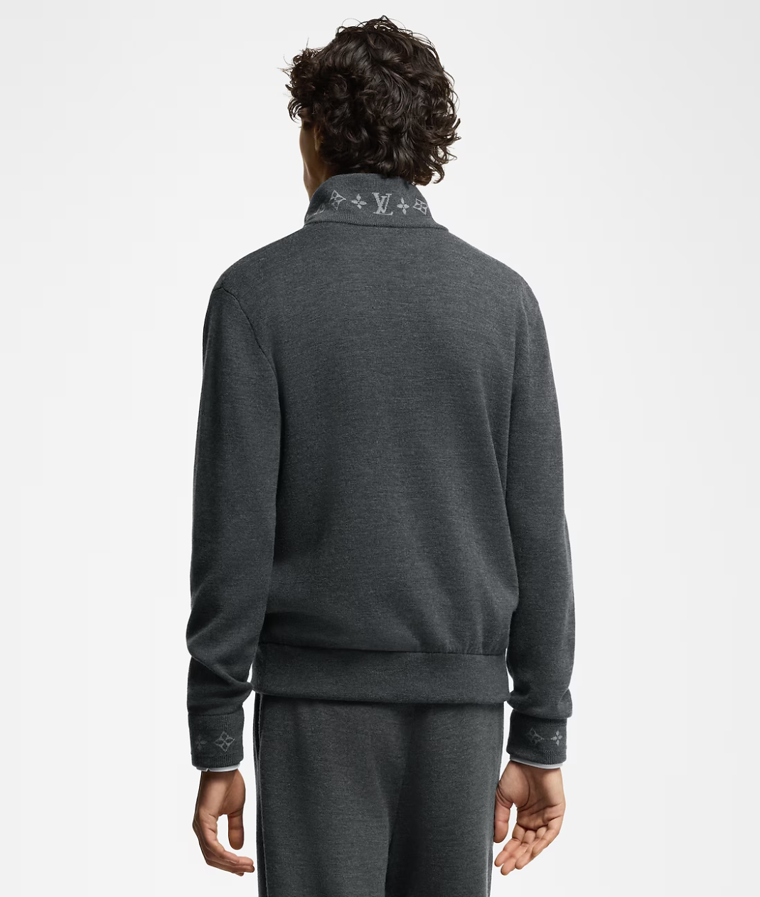 LOUI*V Double Face Knit Wool Travel Blouson