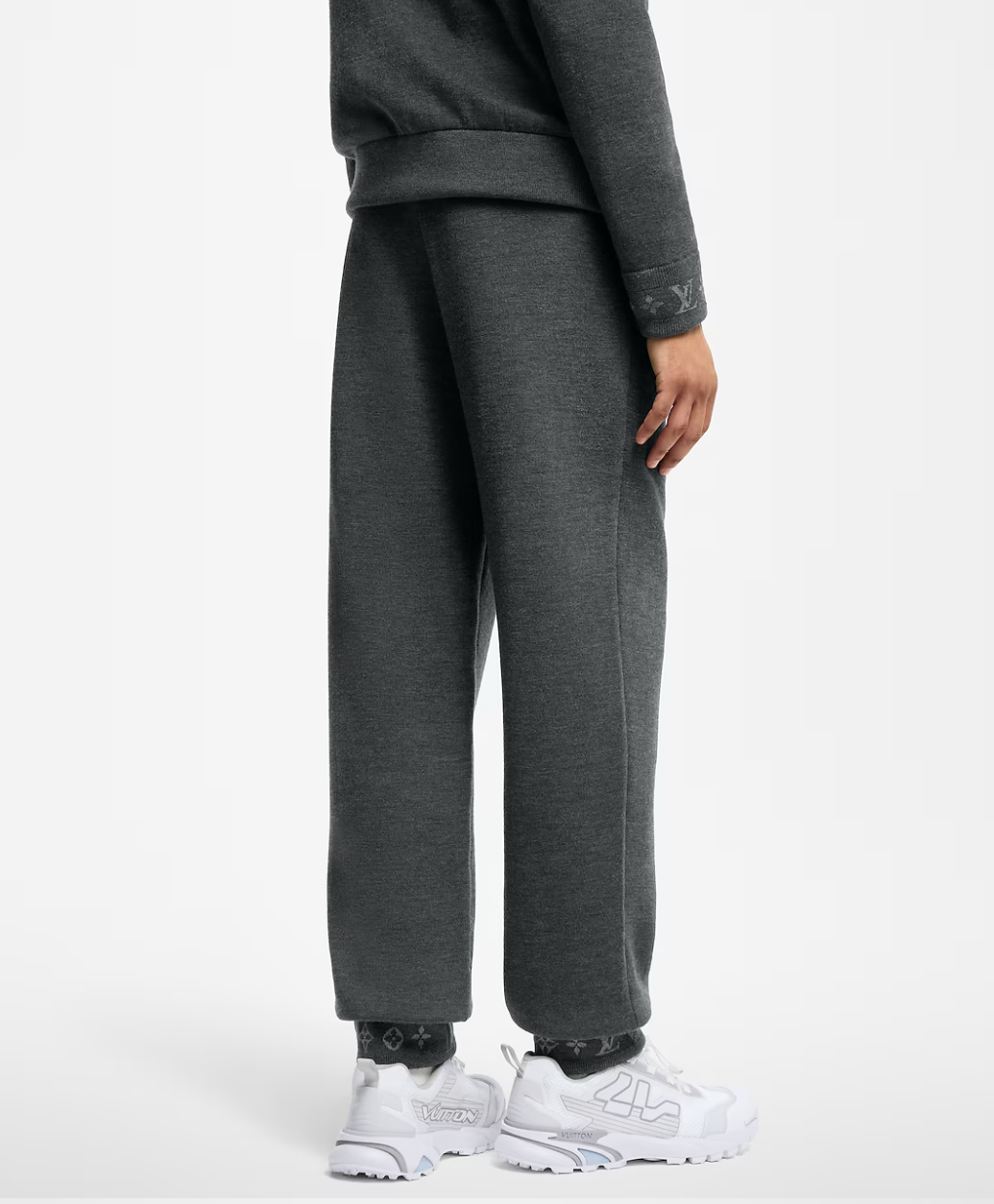 LOUI*V Double Face Knit Wool Travel Pants