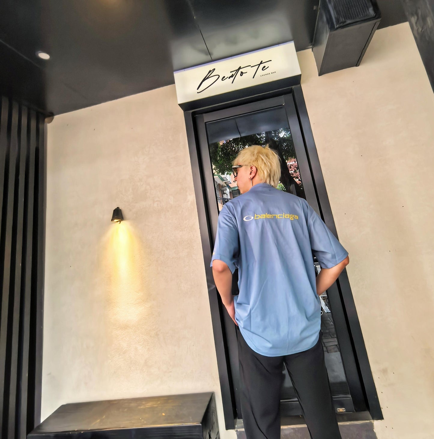 BALENC* TRACKSUIT LOGO OVERSIZE T-SHIRT