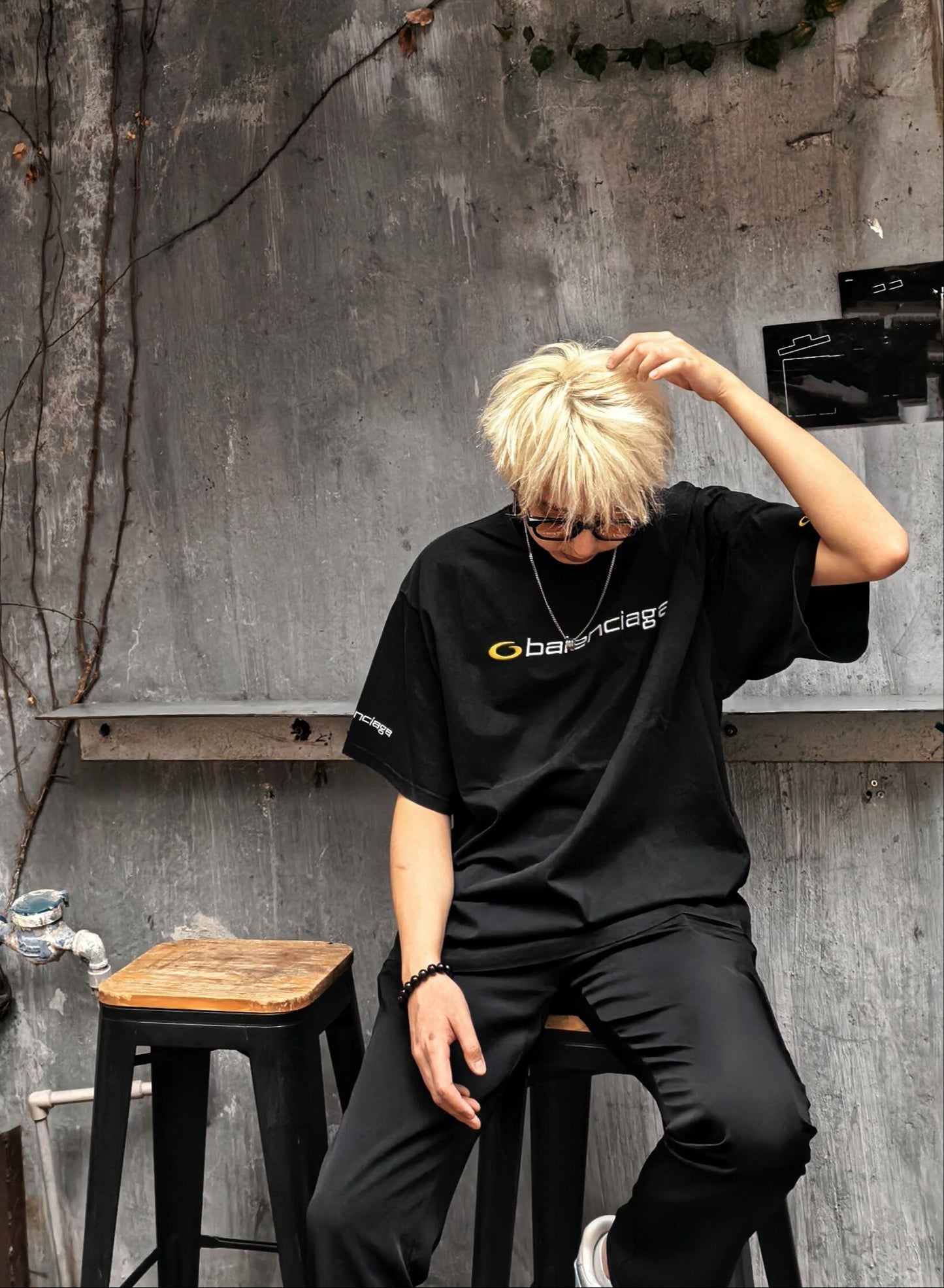 BALENC* TRACKSUIT LOGO OVERSIZE T-SHIRT