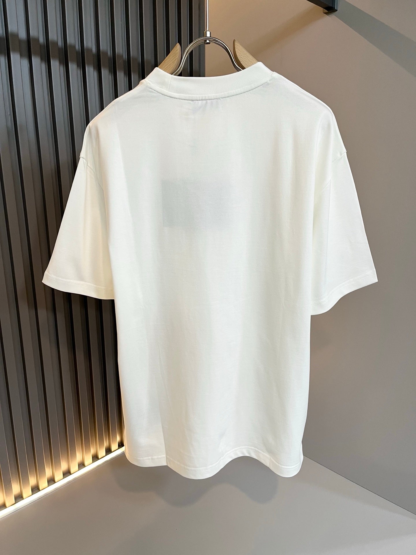 PRA* 2025ss new cotton t-shirt pattern embroidery