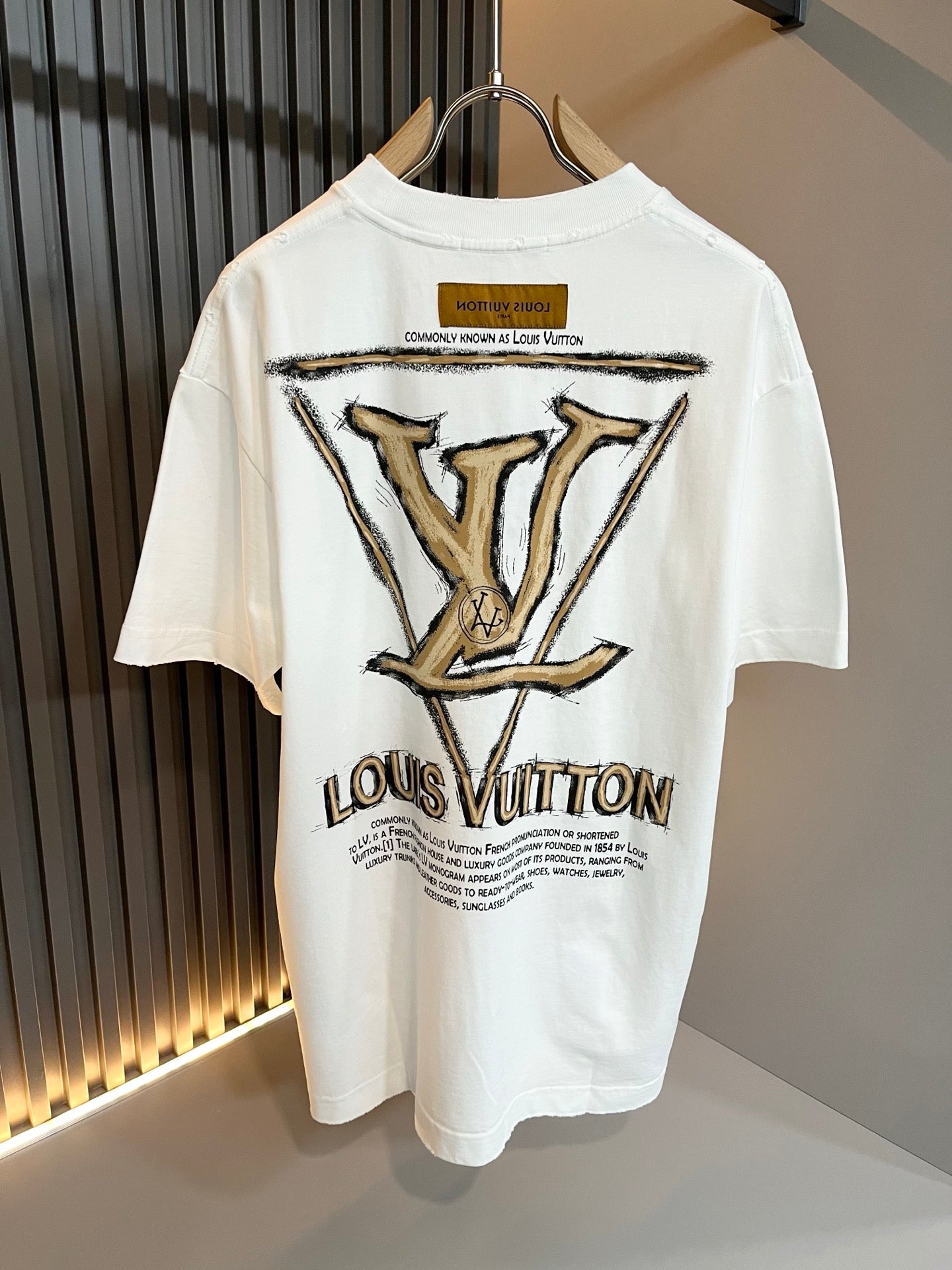 LOUI*V 2025ss graphic print cotton t-shirt