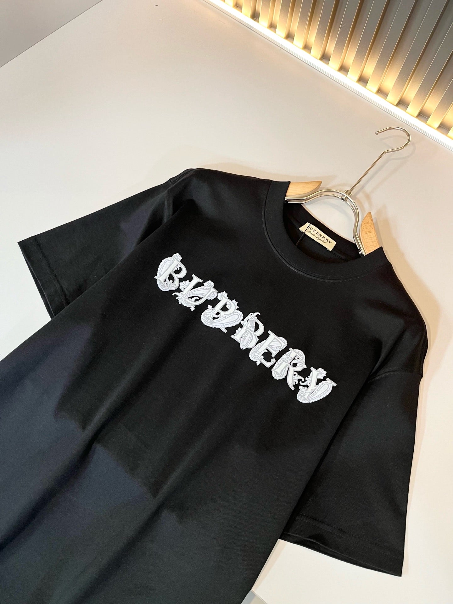 BURB* 2025ss graphic print t-shirt cotton