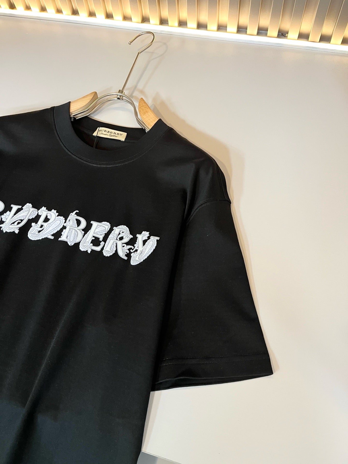 BURB* 2025ss graphic print t-shirt cotton