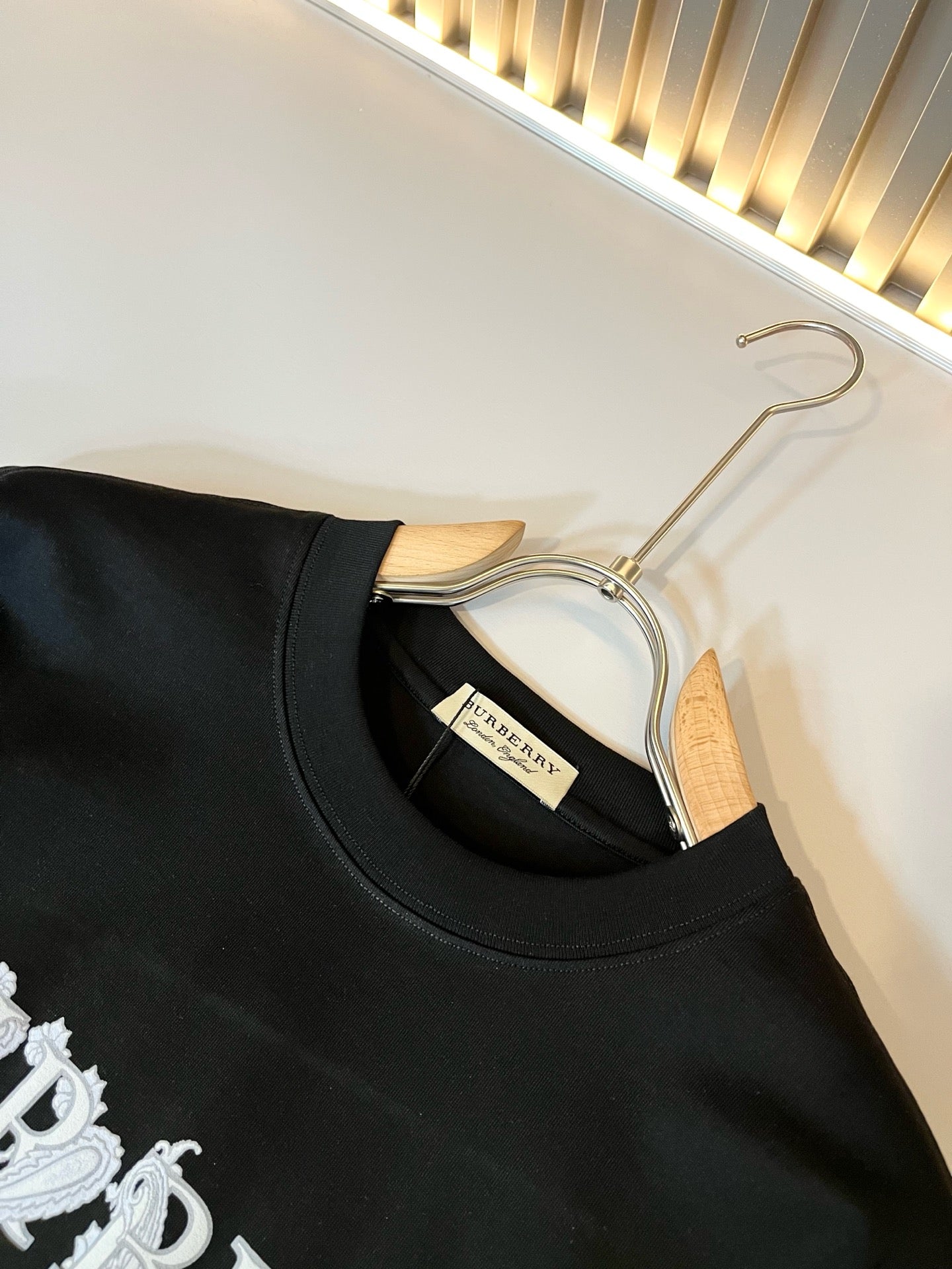 BURB* 2025ss graphic print t-shirt cotton