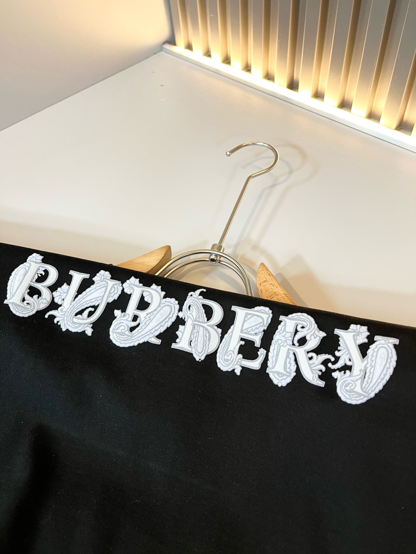 BURB* 2025ss graphic print t-shirt cotton
