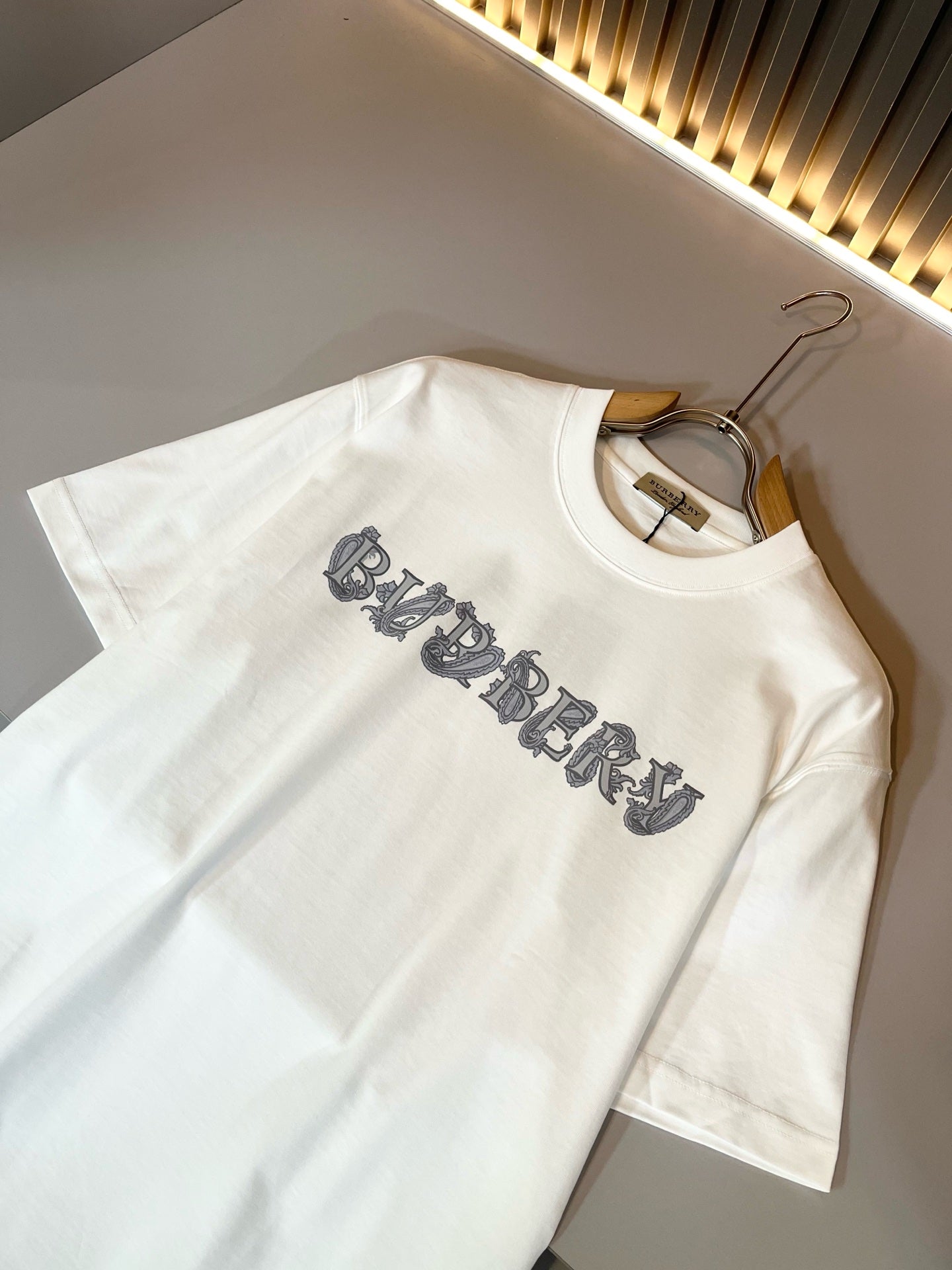 BURB* 2025ss graphic print t-shirt cotton