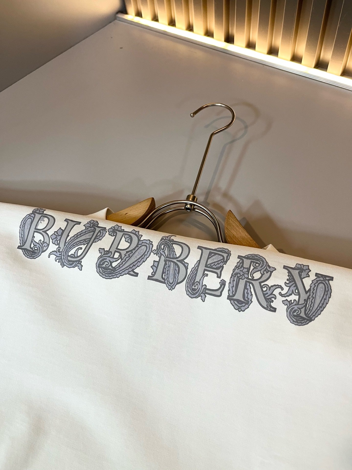 BURB* 2025ss graphic print t-shirt cotton