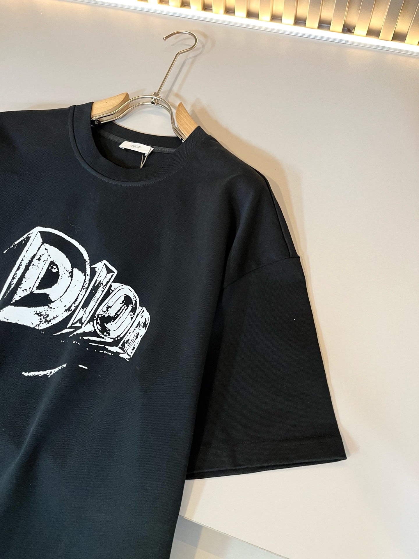 DIO* 2025ss cotton t-shirt three-dimensional letter logo