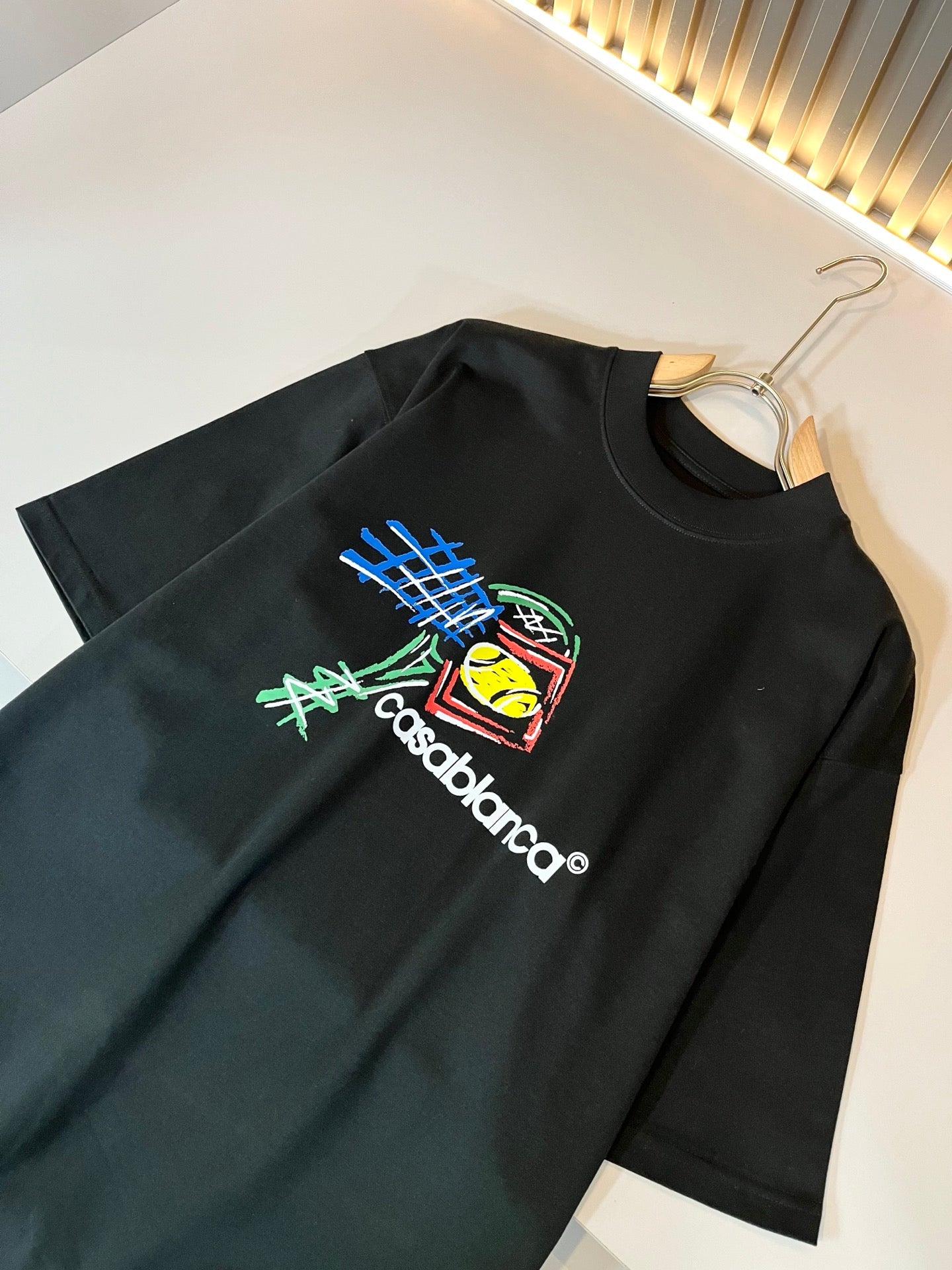 CASA 2025 new Printed T-shirt Cotton fabric
