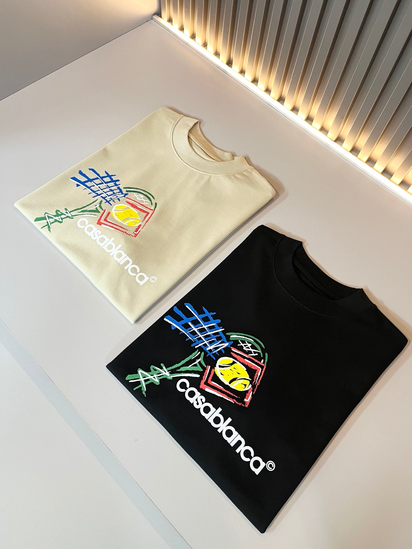CASA 2025 new Printed T-shirt Cotton fabric
