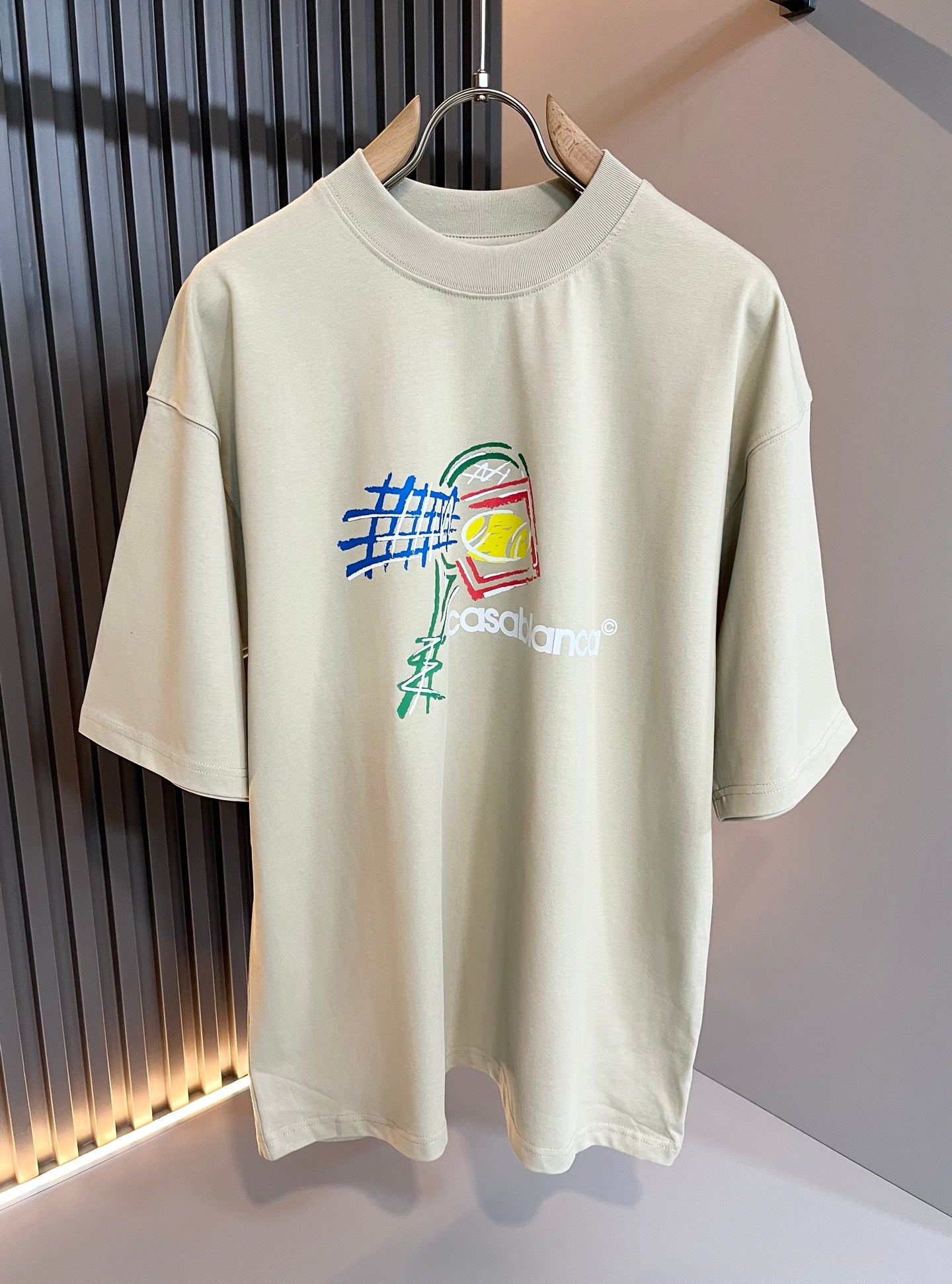 CASA 2025 new Printed T-shirt Cotton fabric