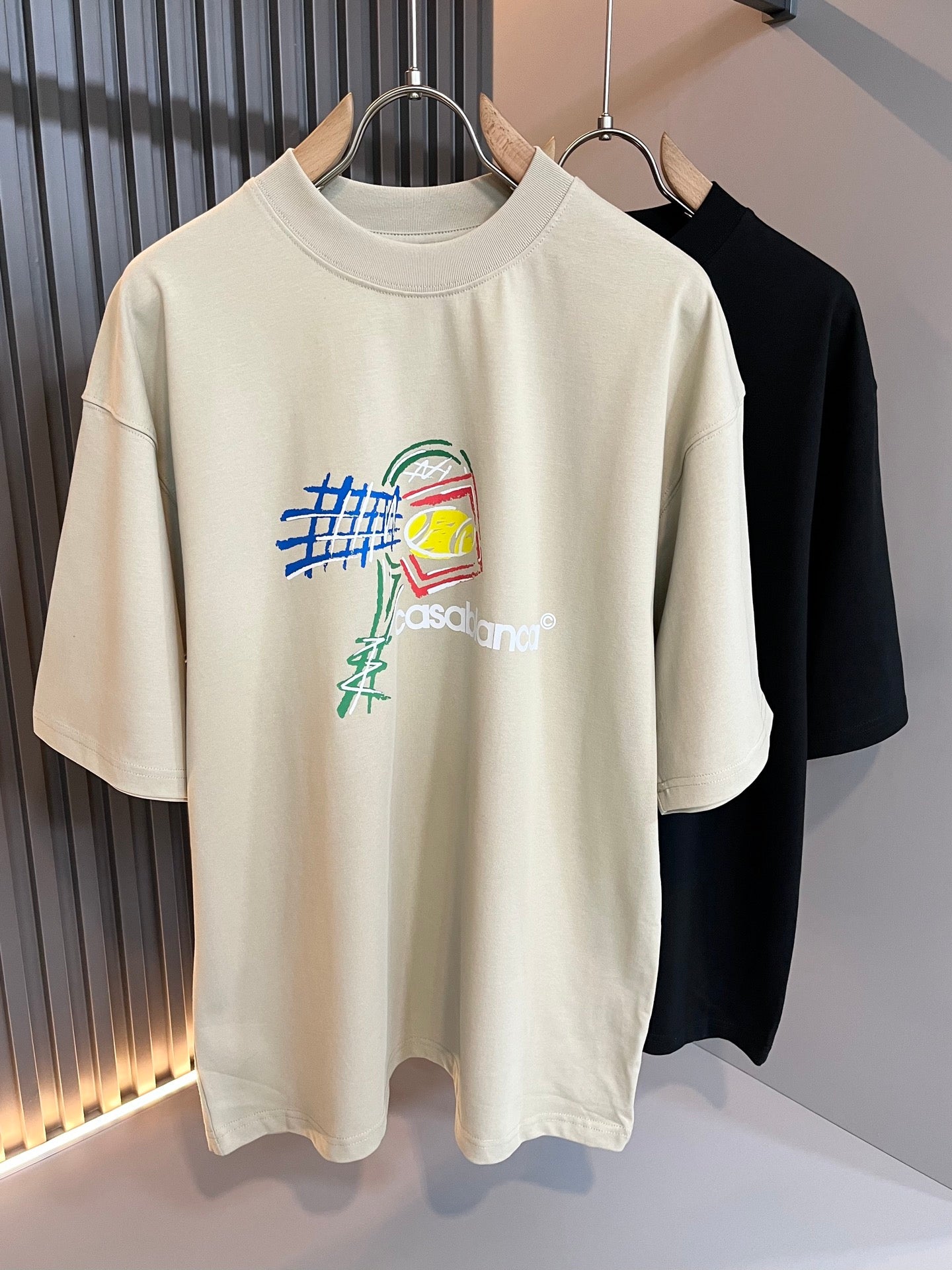 CASA 2025 new Printed T-shirt Cotton fabric