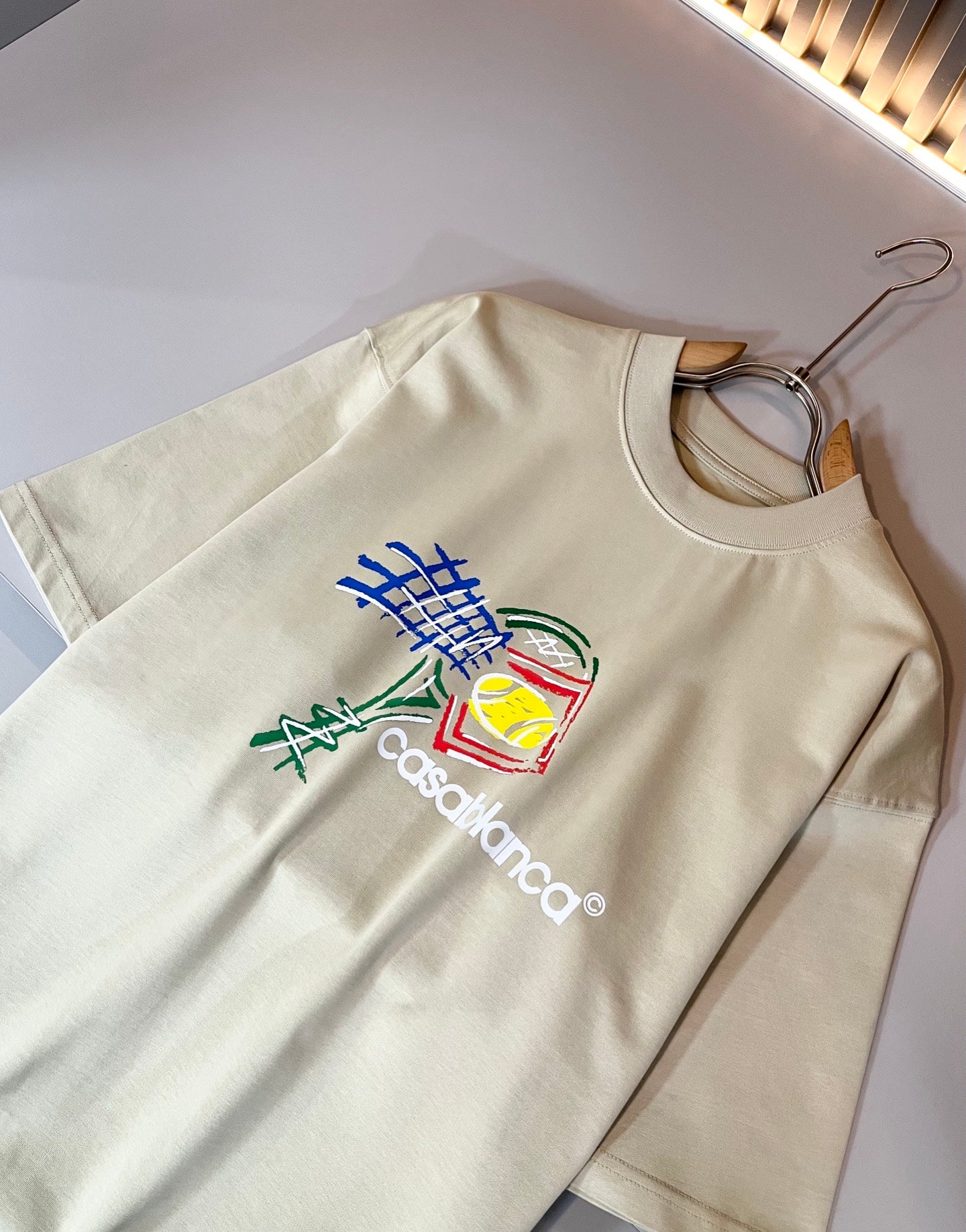 CASA 2025 new Printed T-shirt Cotton fabric