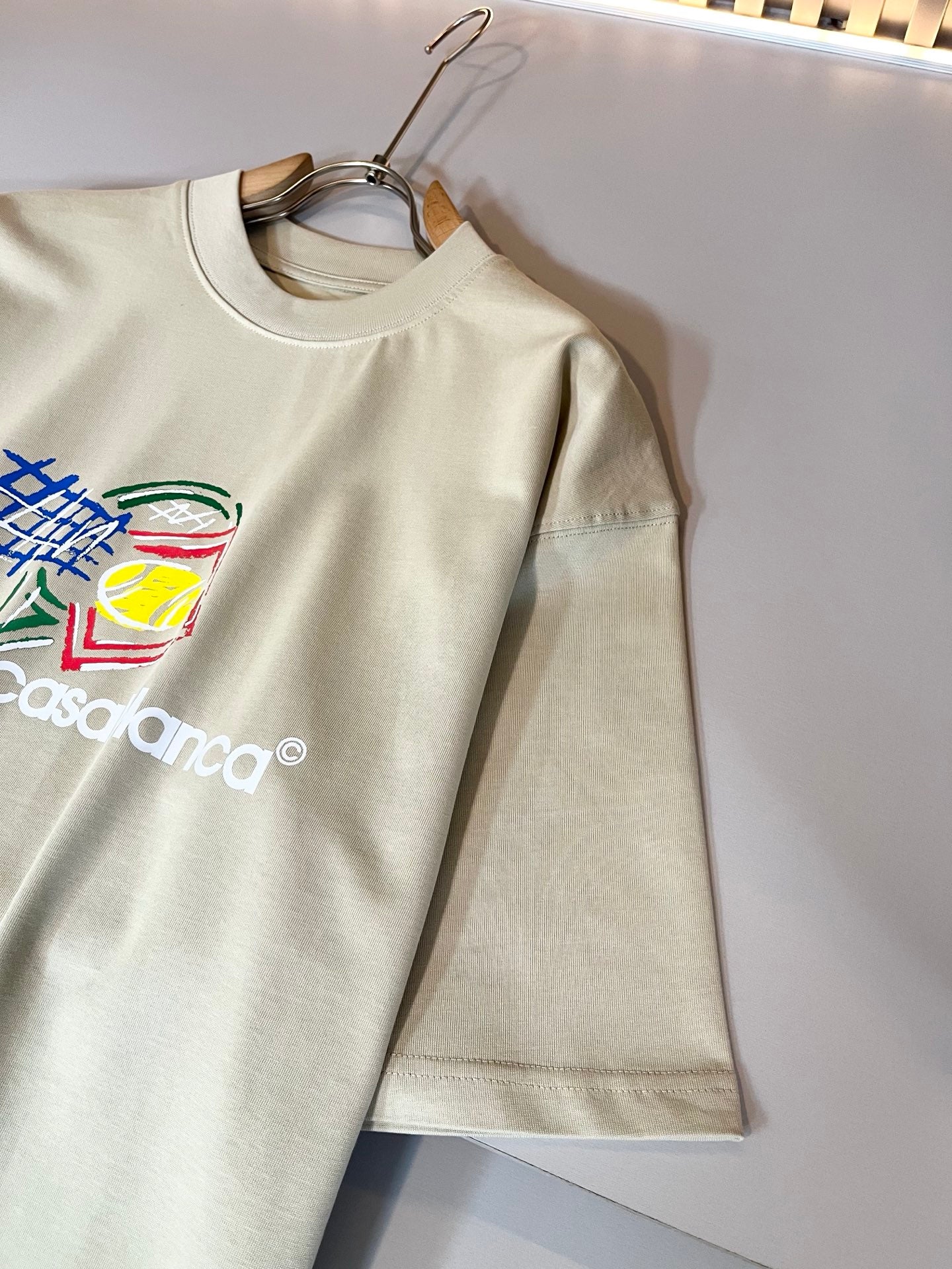 CASA 2025 new Printed T-shirt Cotton fabric