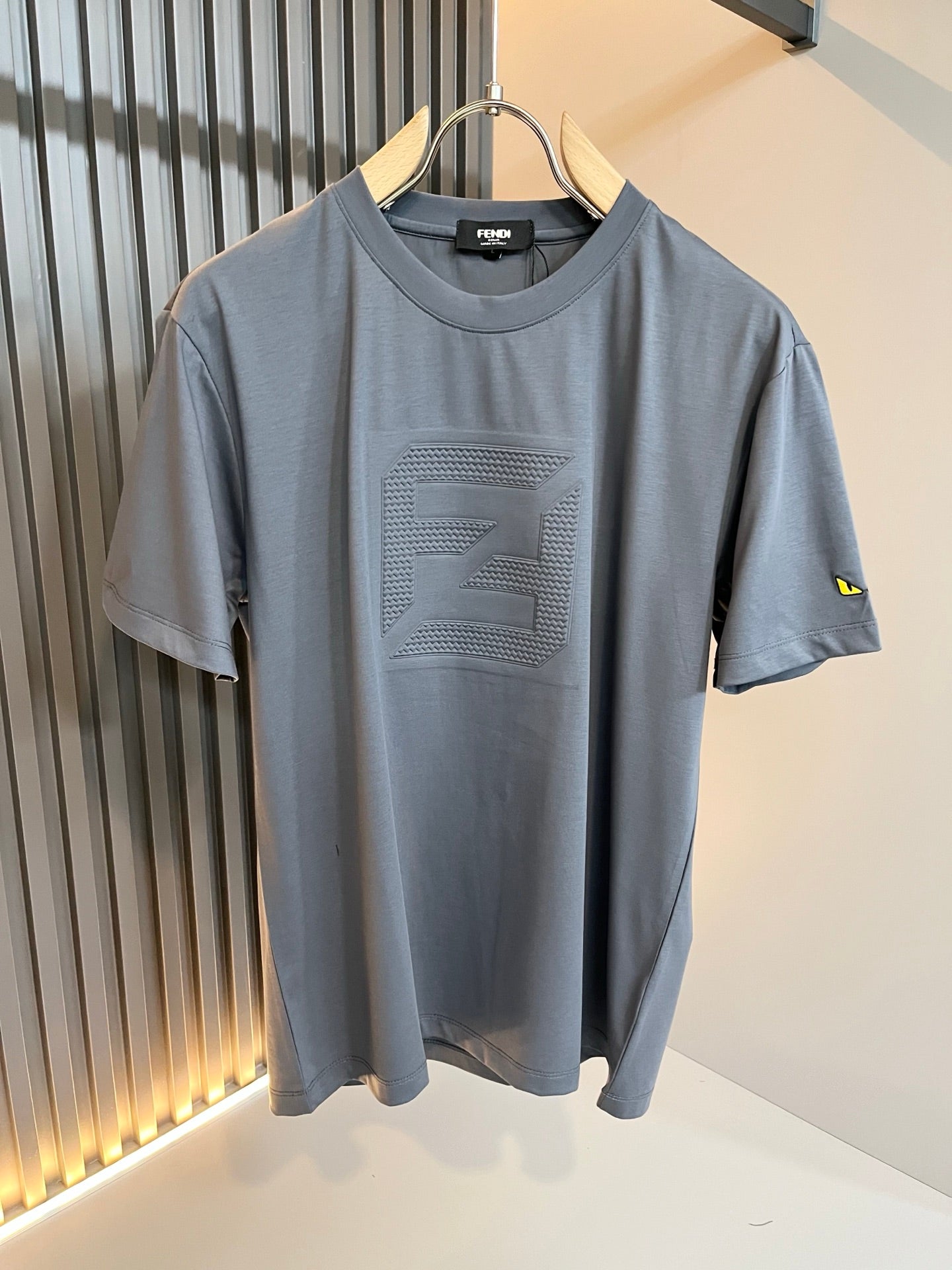 FEND1 2025ss new t-shirt Pattern lamination