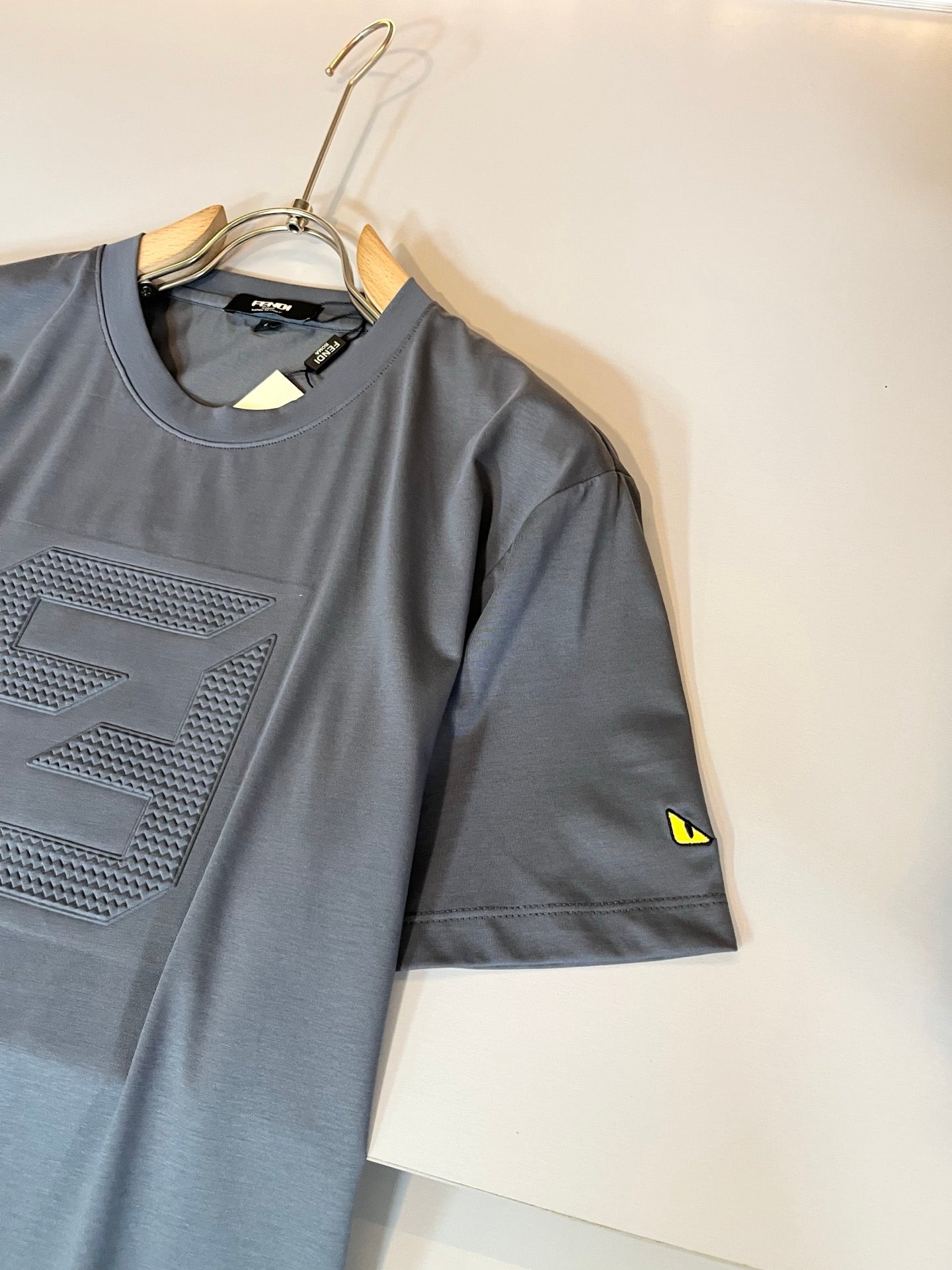 FEND1 2025ss new t-shirt Pattern lamination