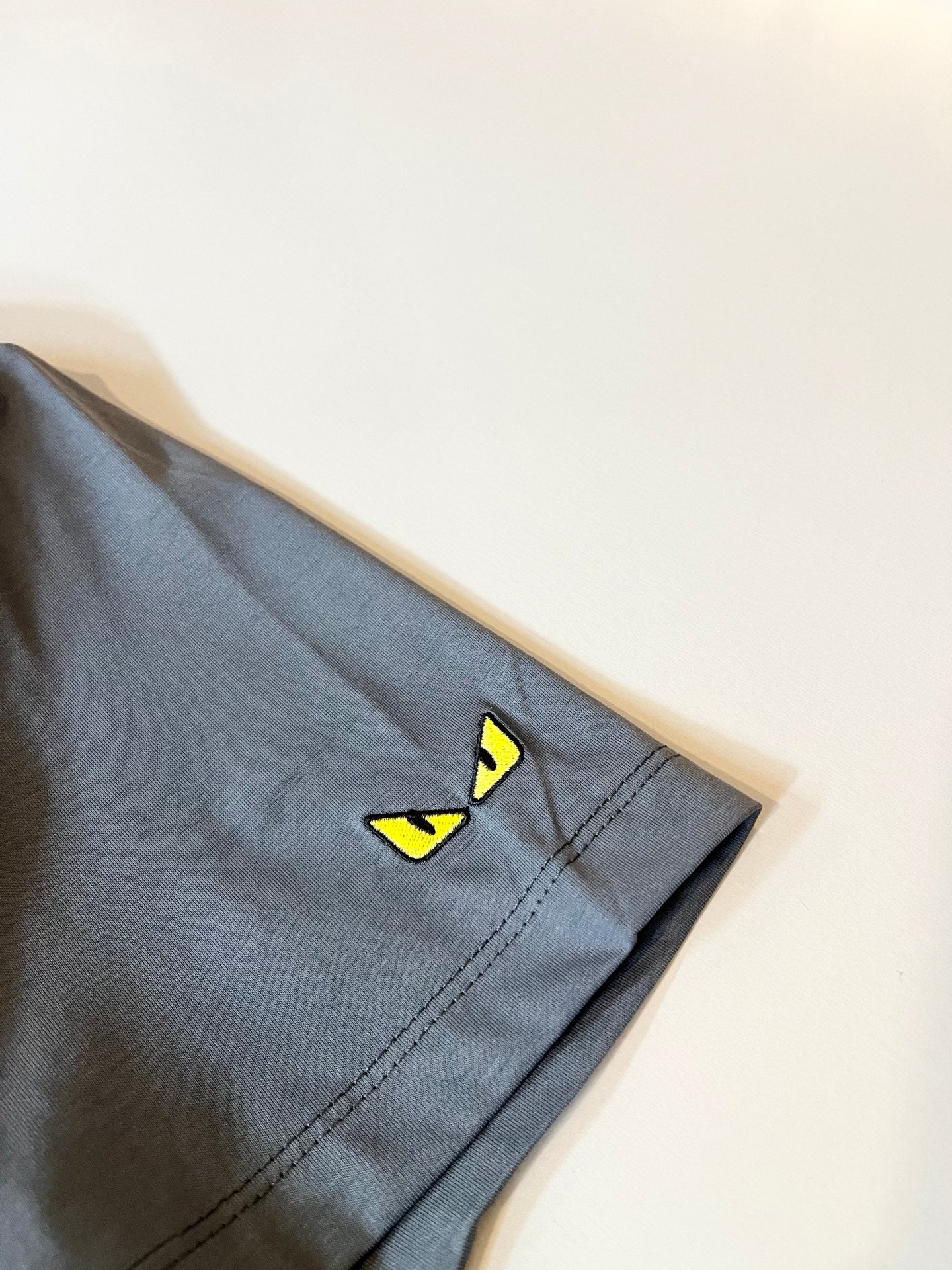 FEND1 2025ss new t-shirt Pattern lamination