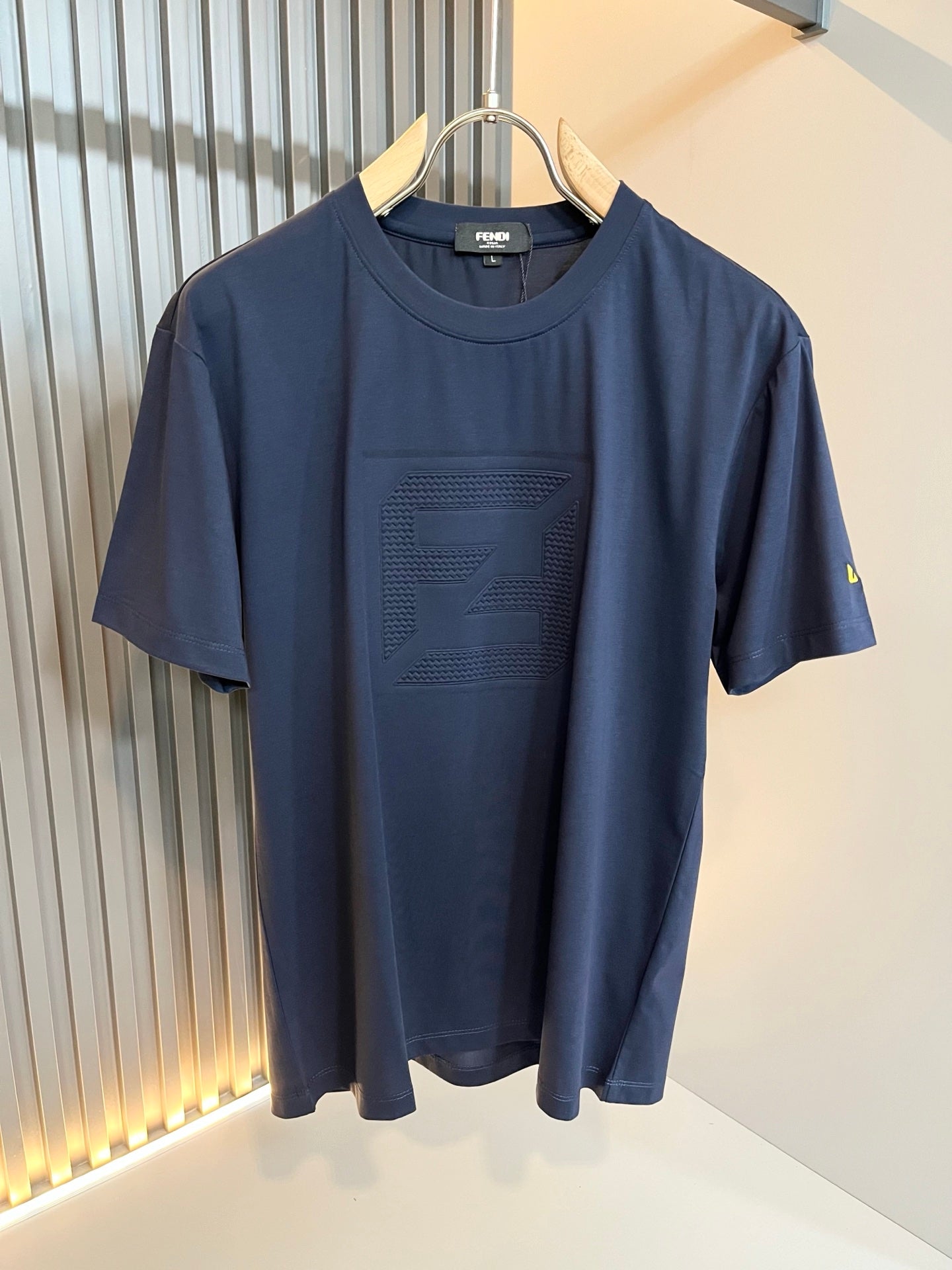 FEND1 2025ss new t-shirt Pattern lamination