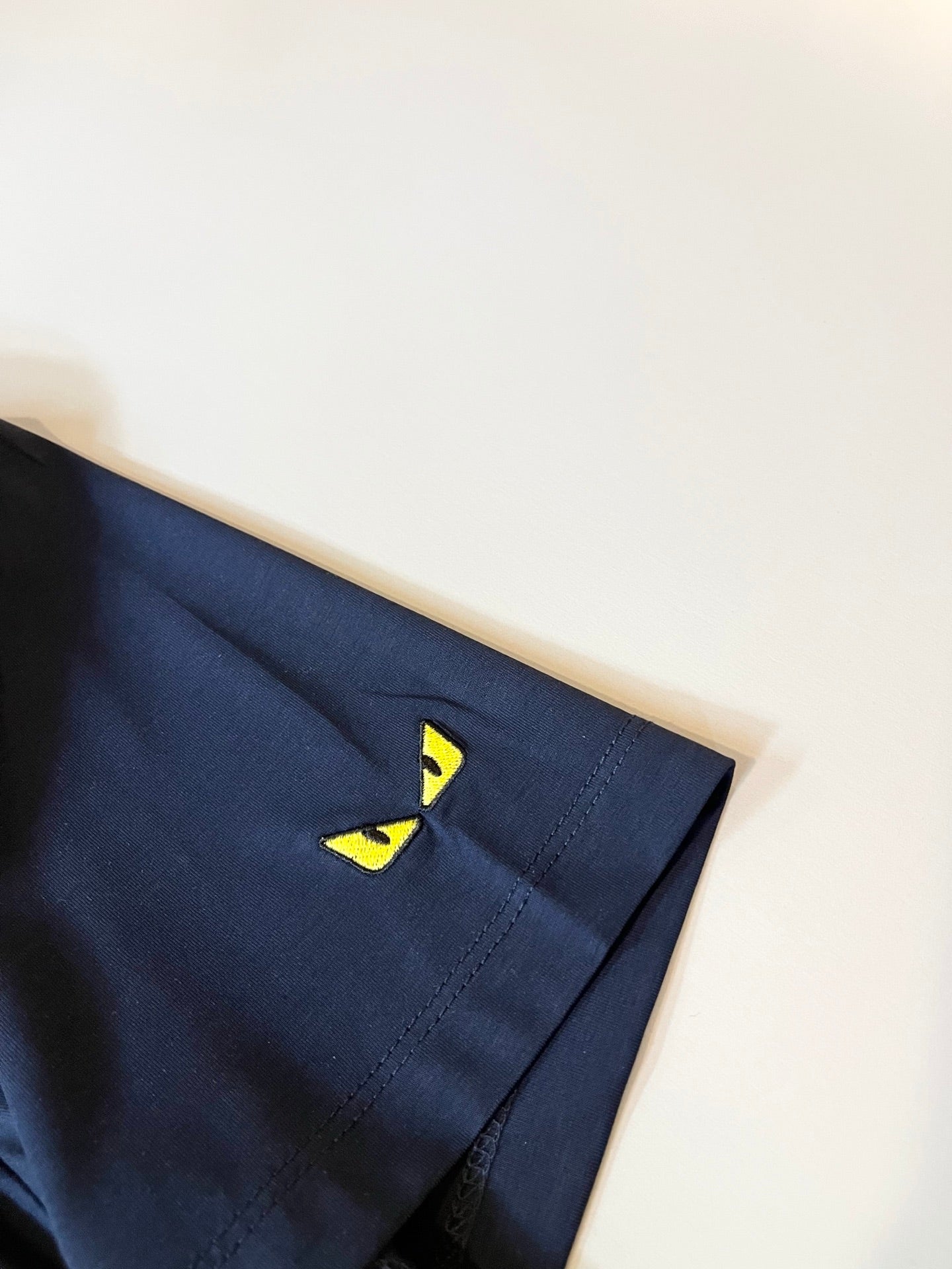 FEND1 2025ss new t-shirt Pattern lamination
