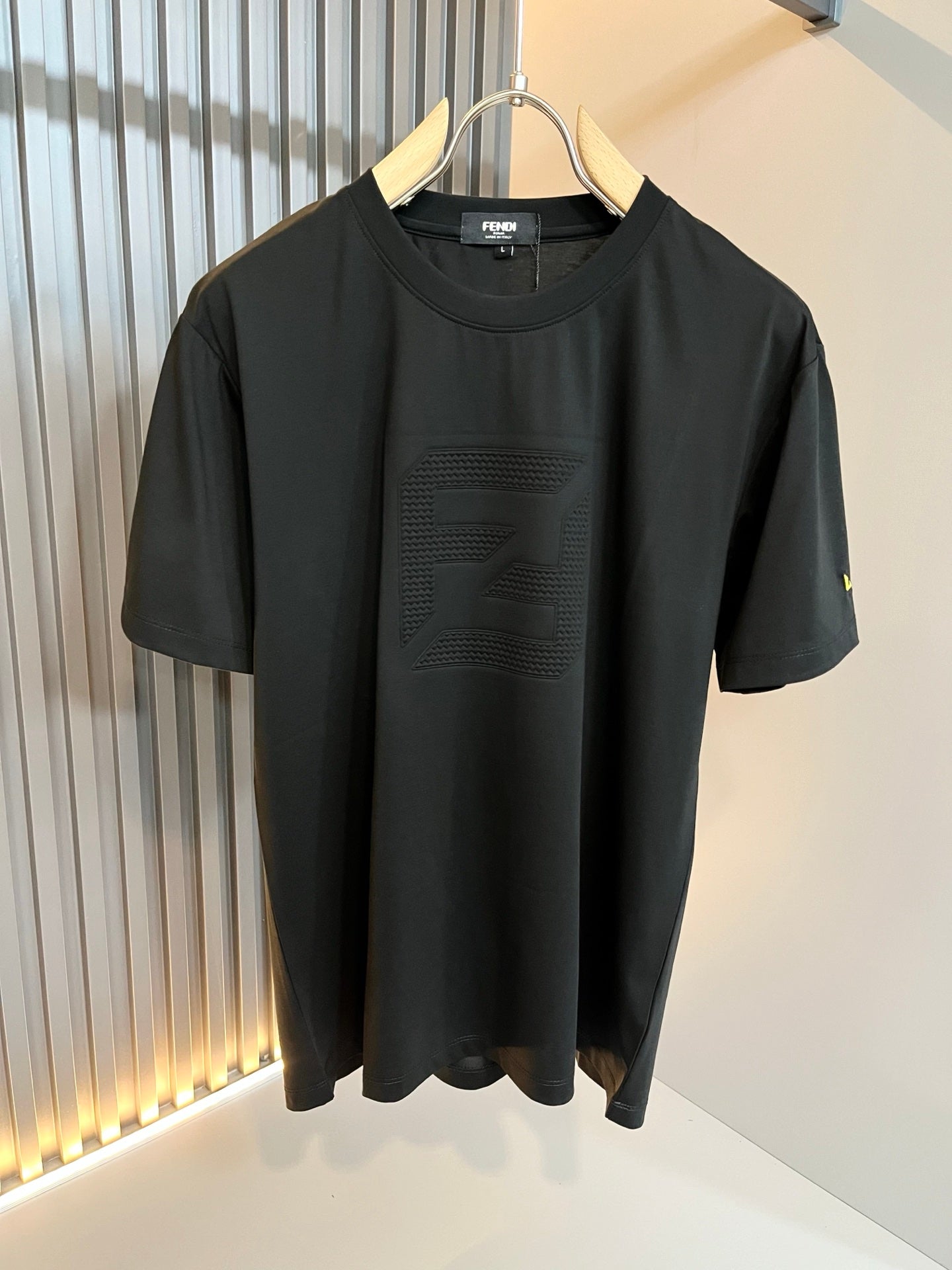 FEND1 2025ss new t-shirt Pattern lamination