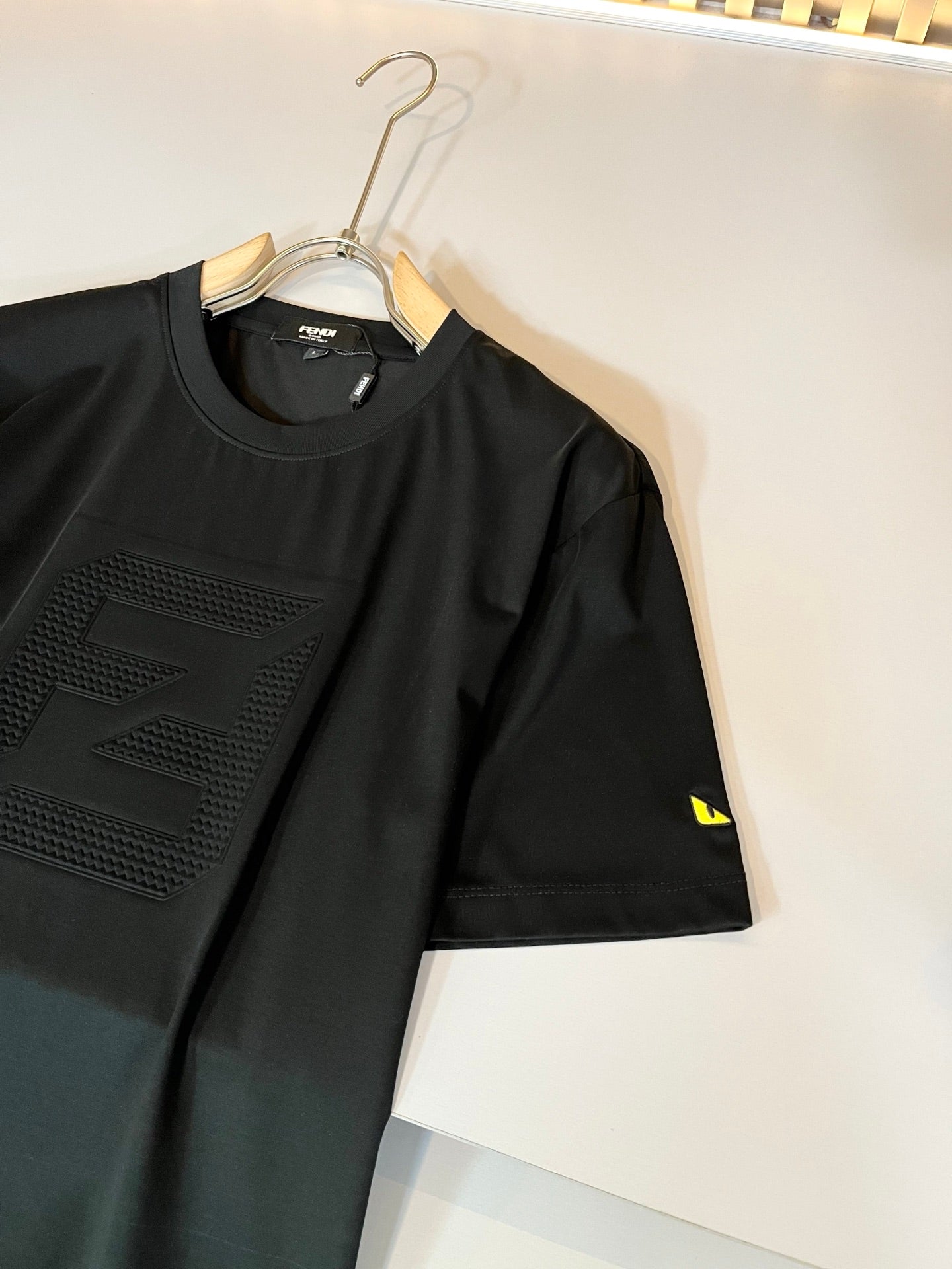 FEND1 2025ss new t-shirt Pattern lamination