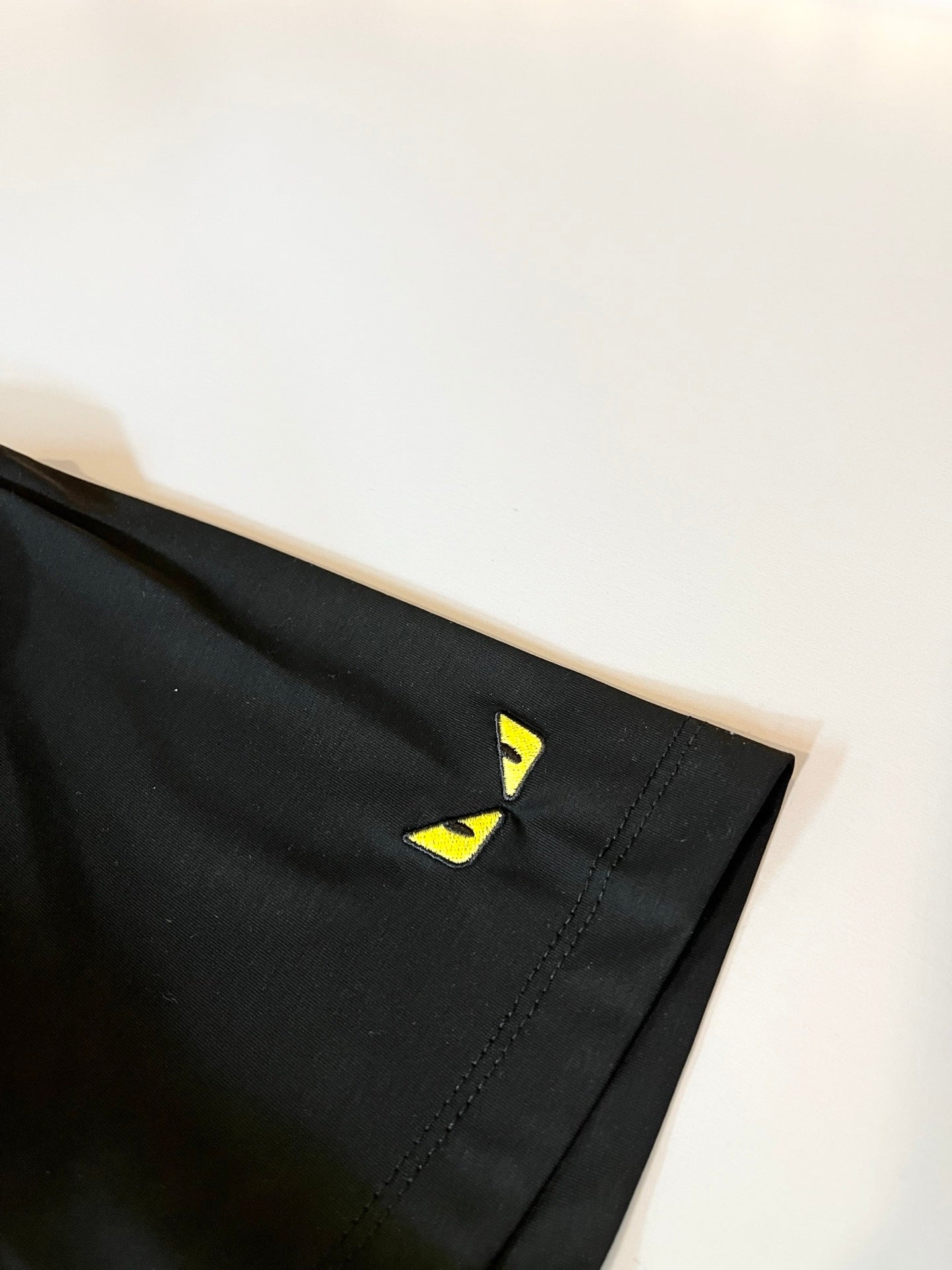 FEND1 2025ss new t-shirt Pattern lamination