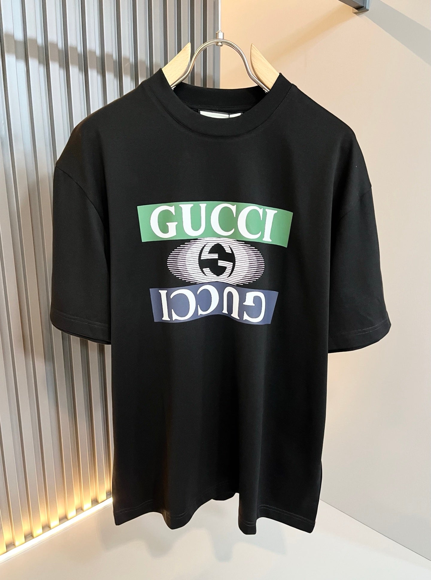 GUC* 2025ss new cotton t-shirt lamination logo