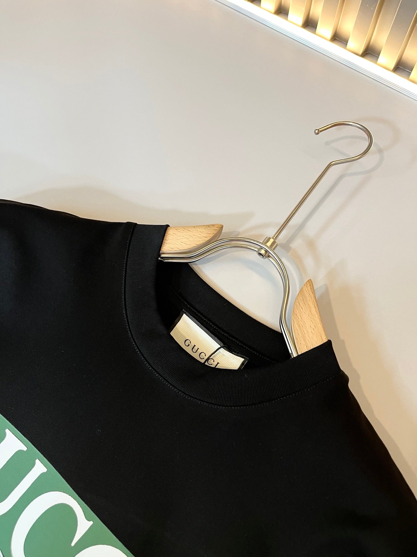 GUC* 2025ss new cotton t-shirt lamination logo