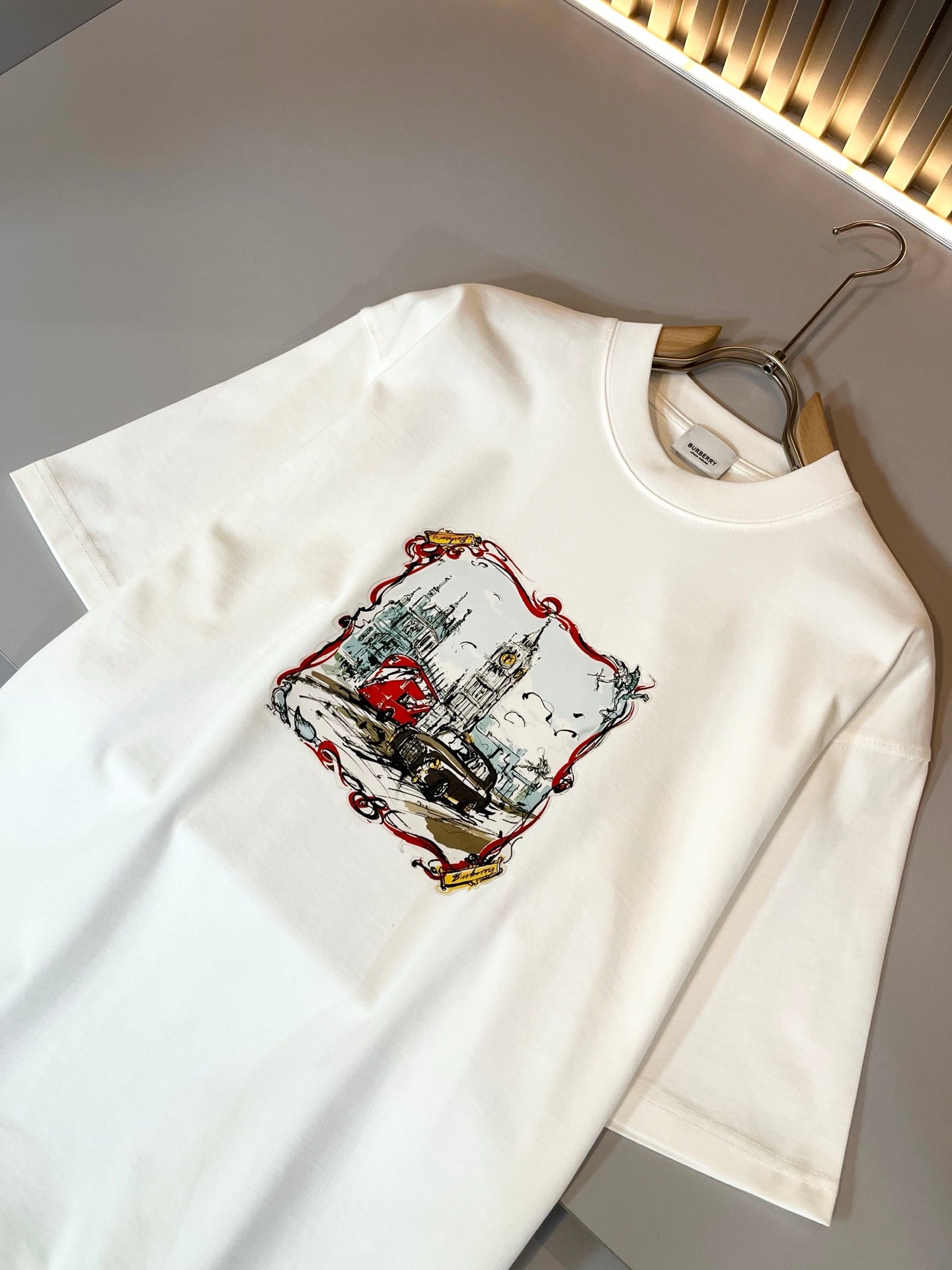 BURB* 2025ss new t-shirt graphic print design