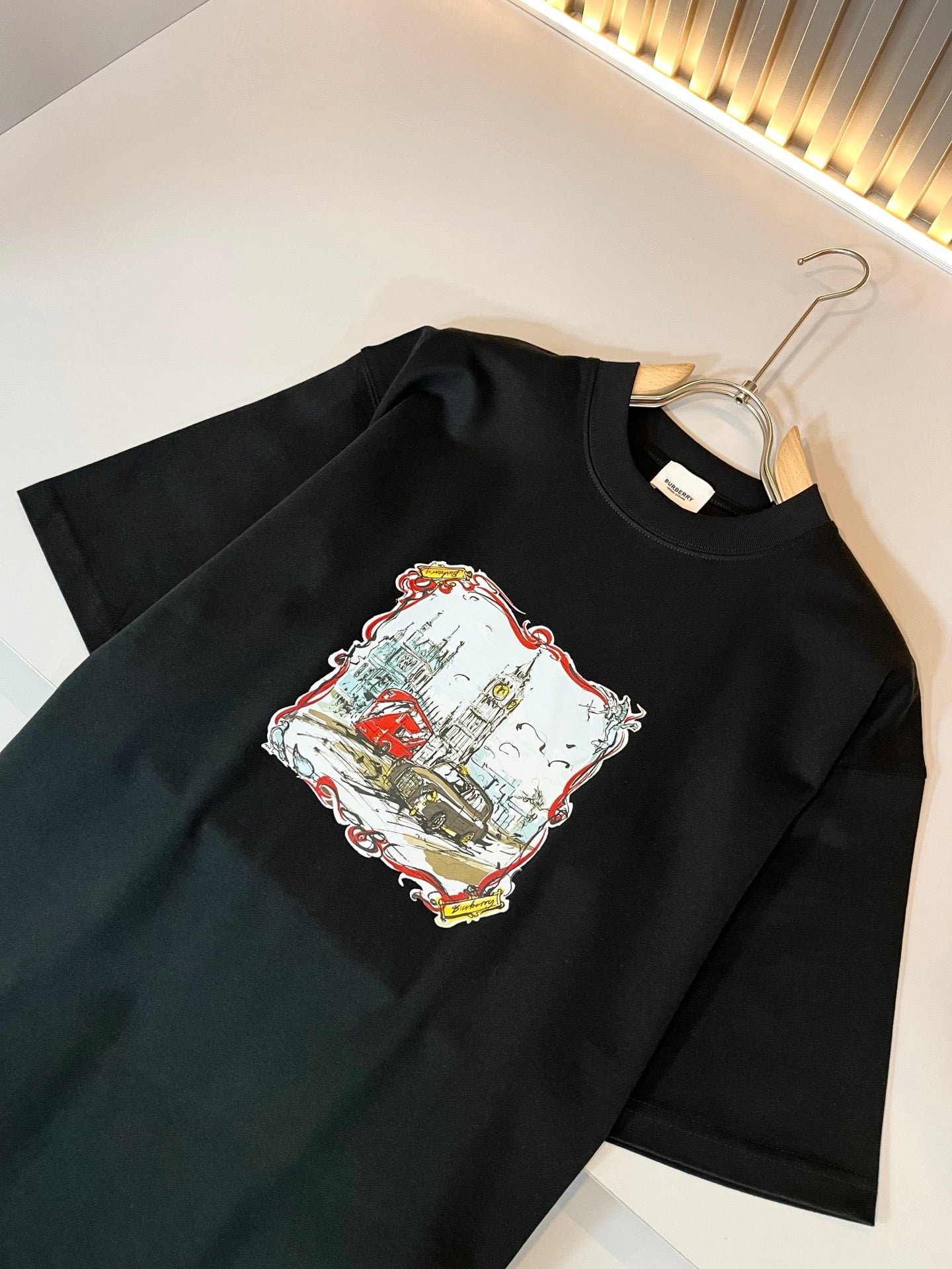 BURB* 2025ss new t-shirt graphic print design