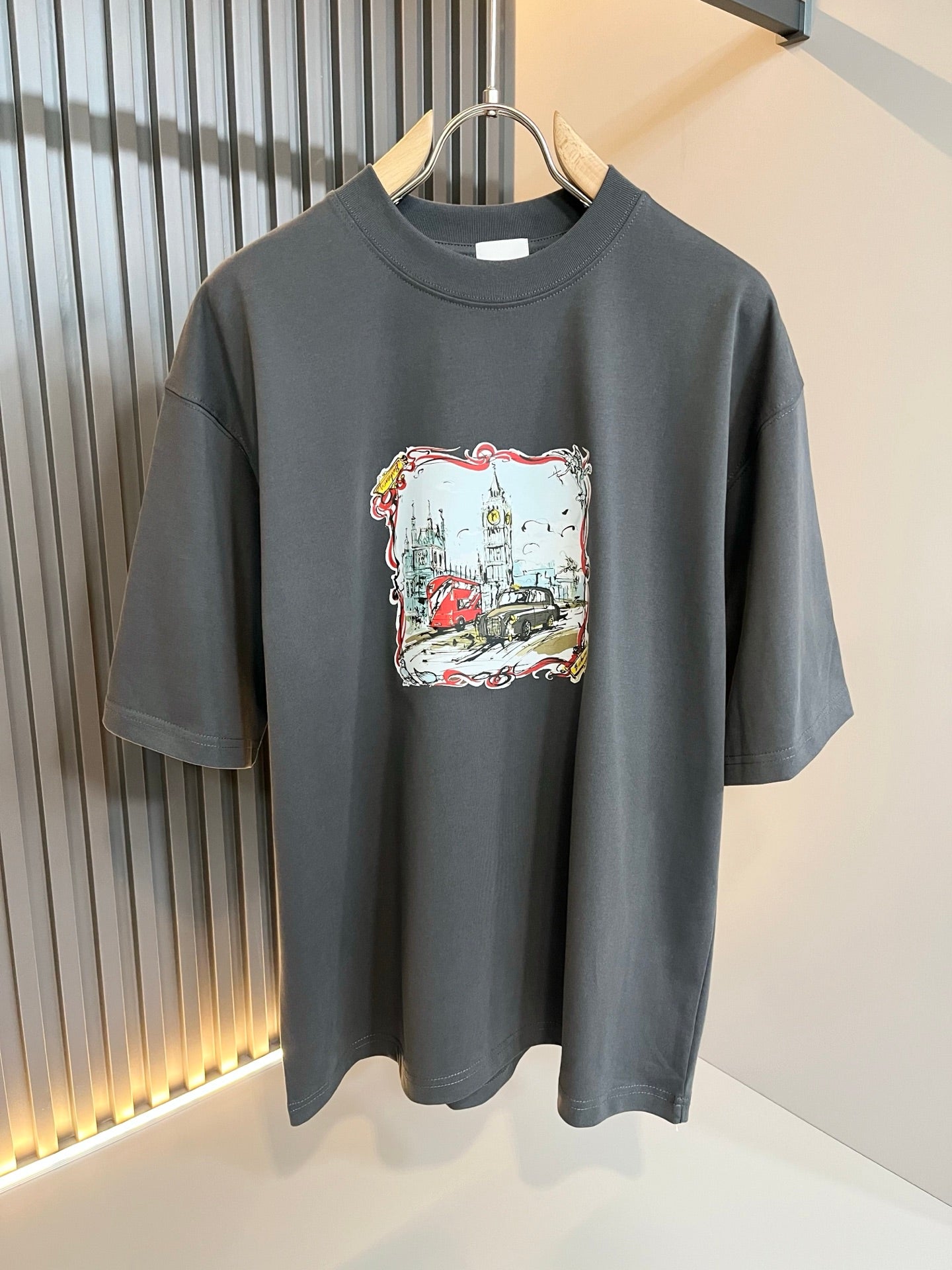 BURB* 2025ss new t-shirt graphic print design