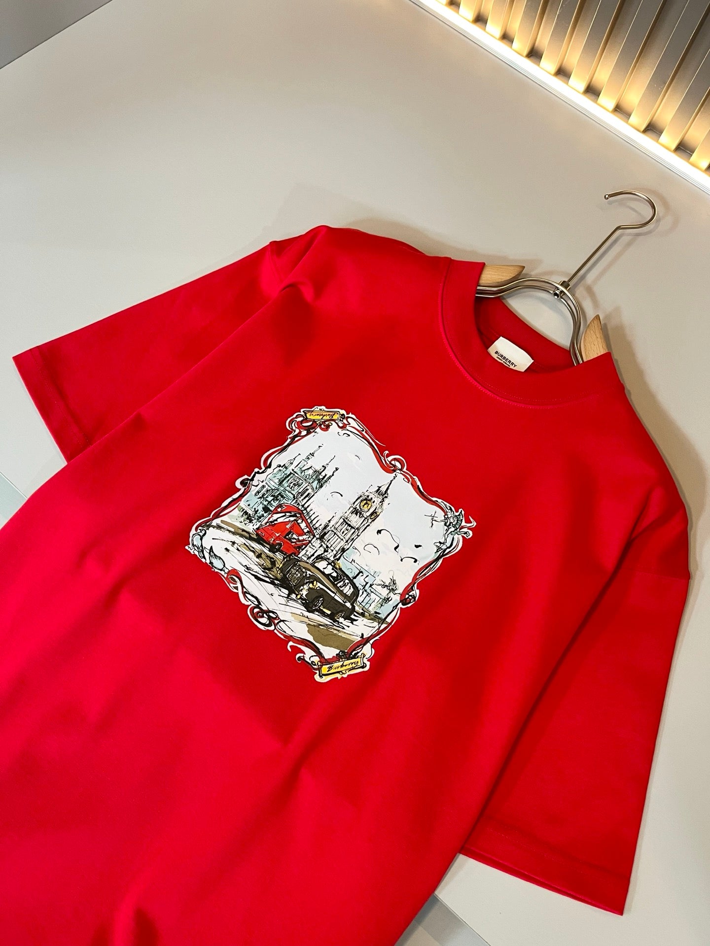 BURB* 2025ss new t-shirt graphic print design