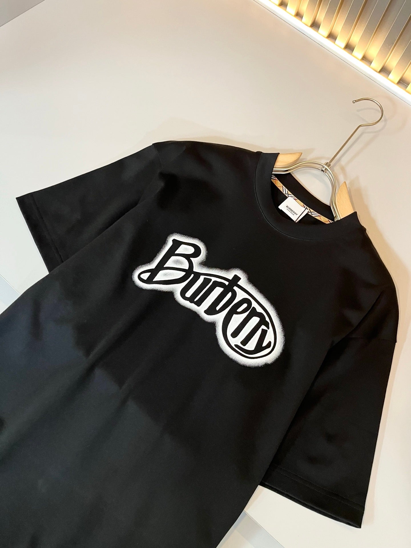 BURB* 2025ss new cotton t-shirt graphic printing