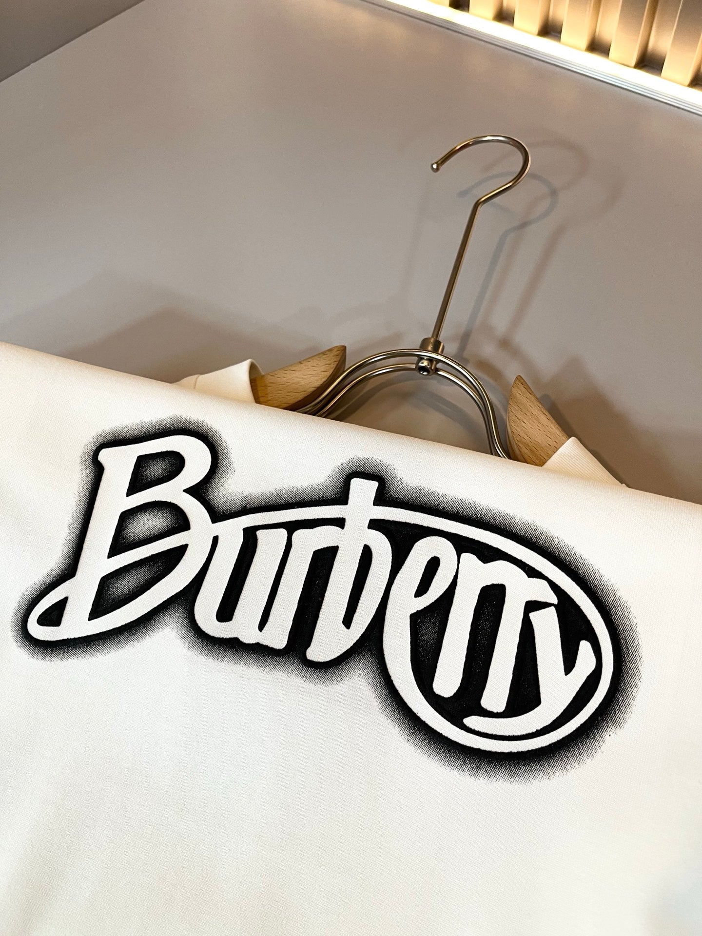 BURB* 2025ss new cotton t-shirt graphic printing