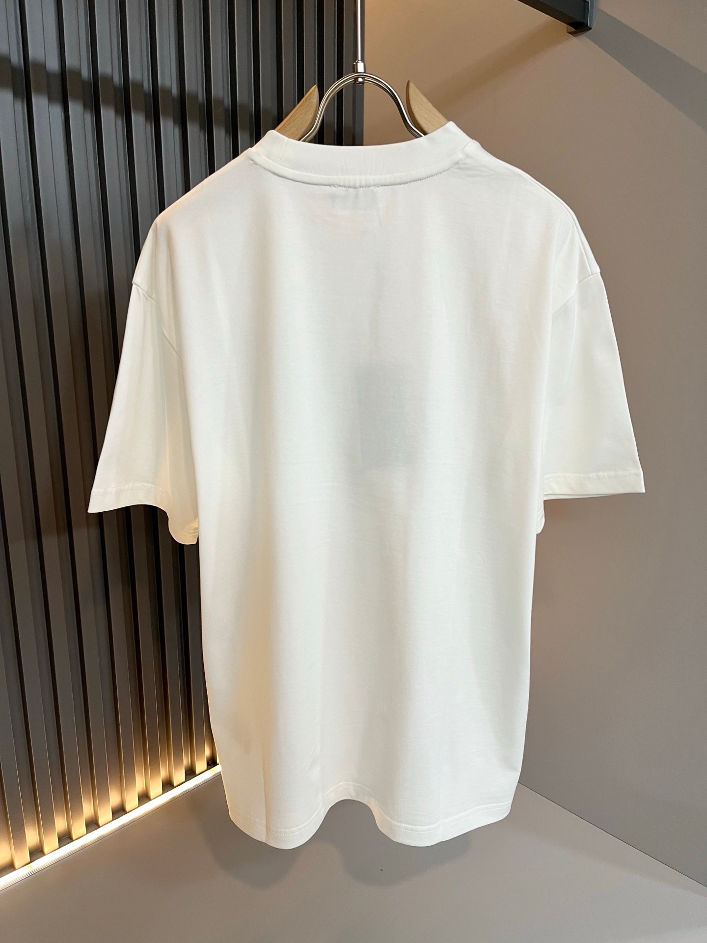 FEND1 2025ss new t-shirt leather trimming
