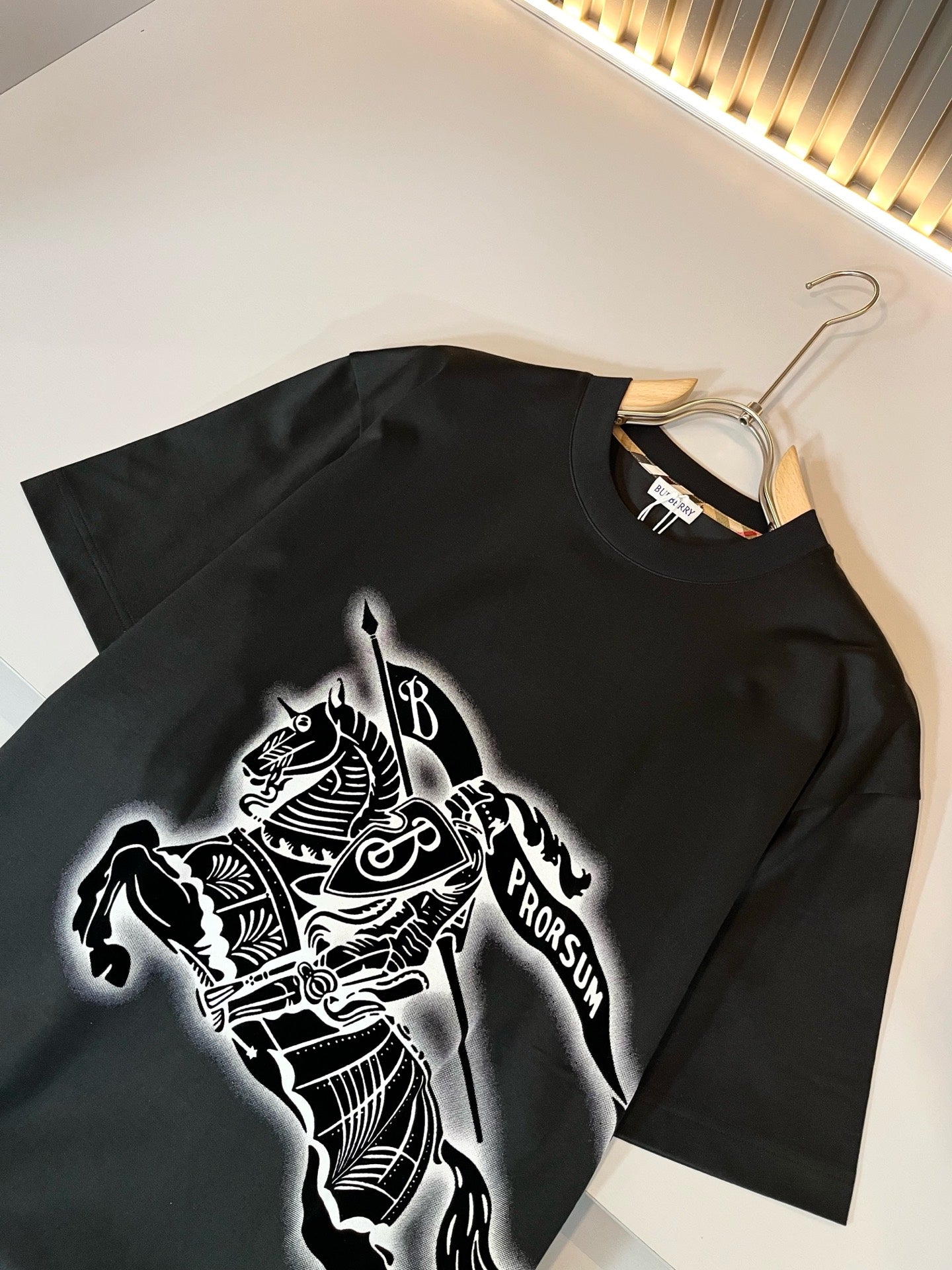 BRUB* 2025ss new t-shirt velvet pattern