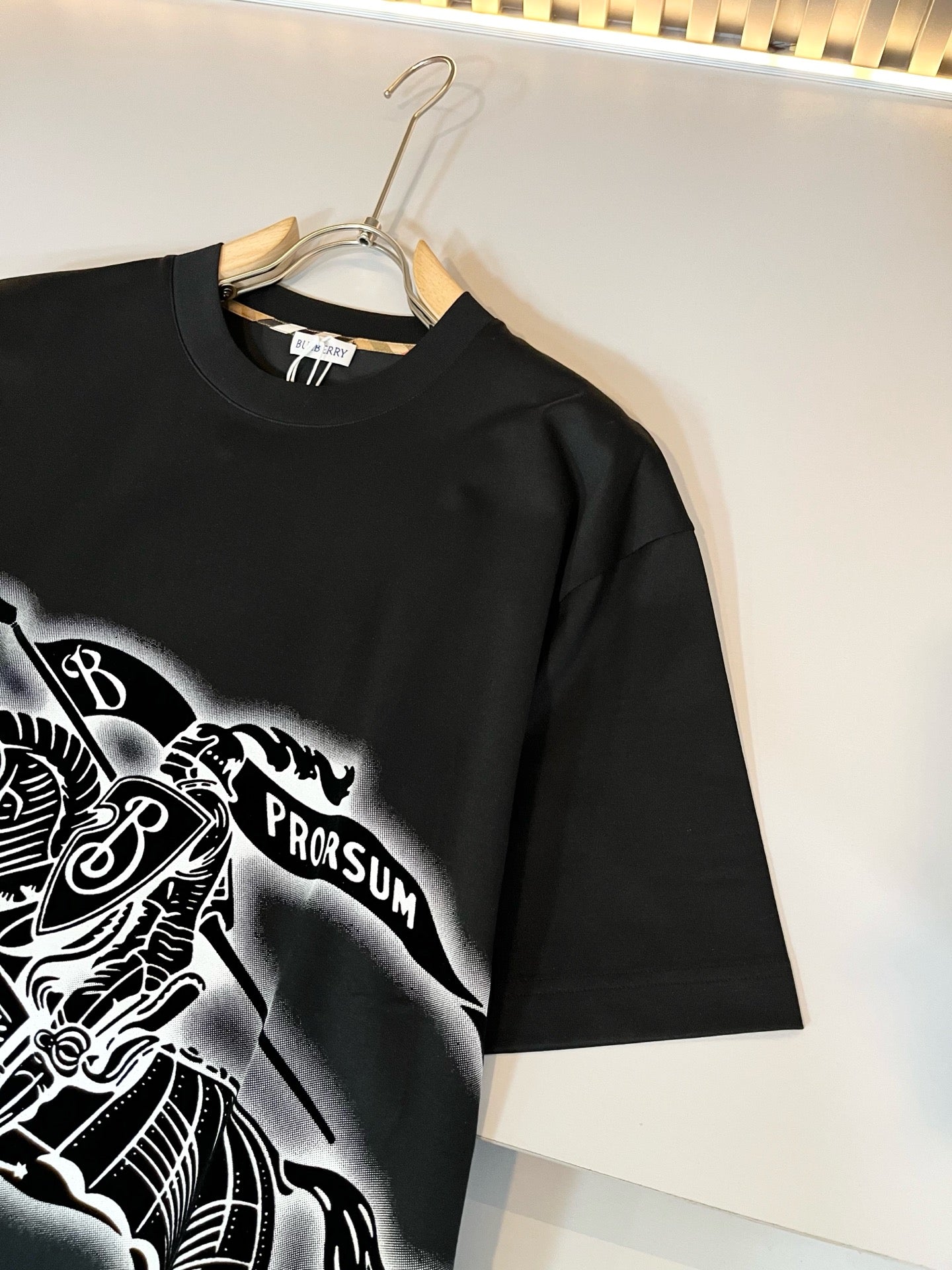 BRUB* 2025ss new t-shirt velvet pattern