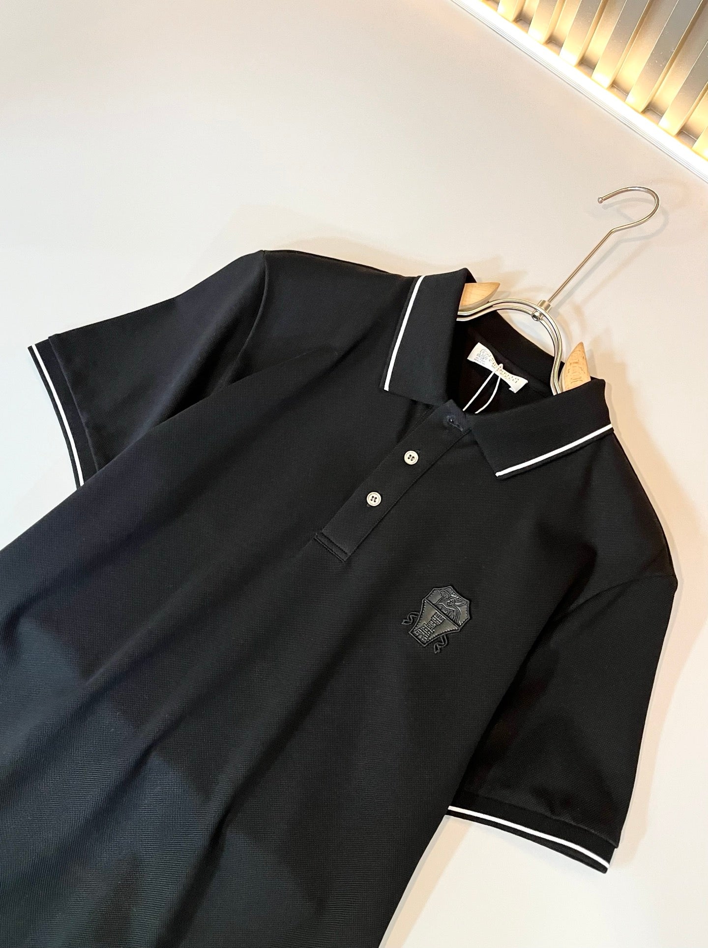 BRU*C 2025ss new polo embossed logo on chest